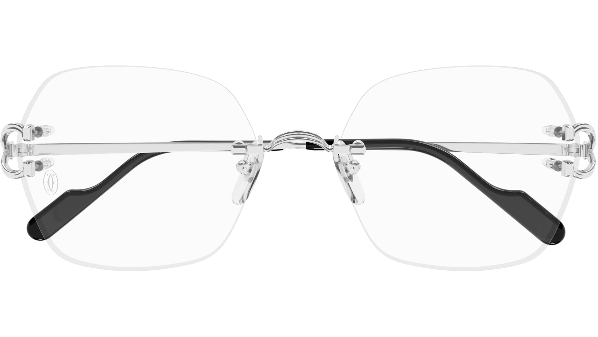Occhiali da vista CARTIER CT0564O Smooth platinum finish