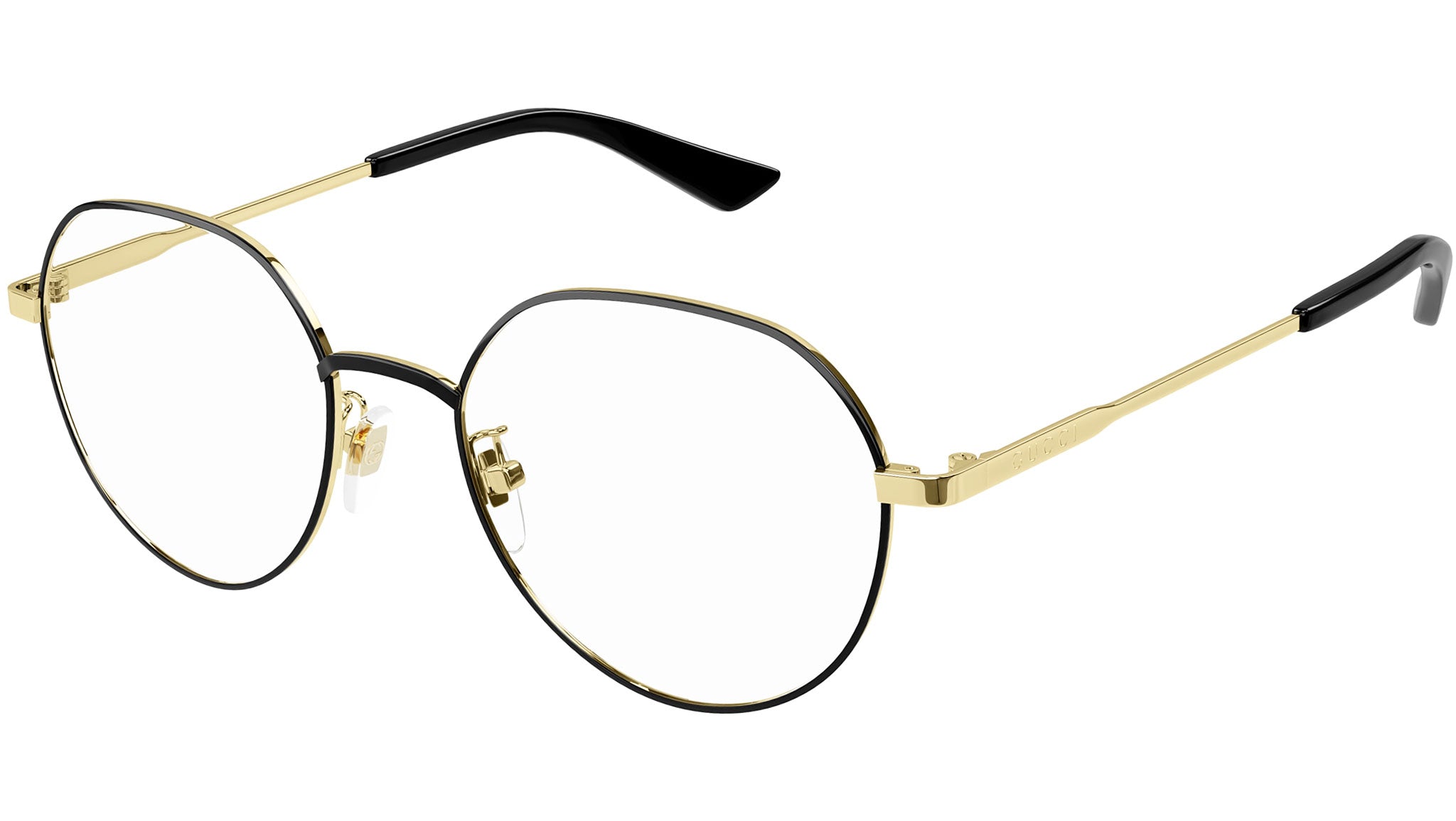 Occhiali da vista GUCCI GG1232OA Shiny black shiny endura gold