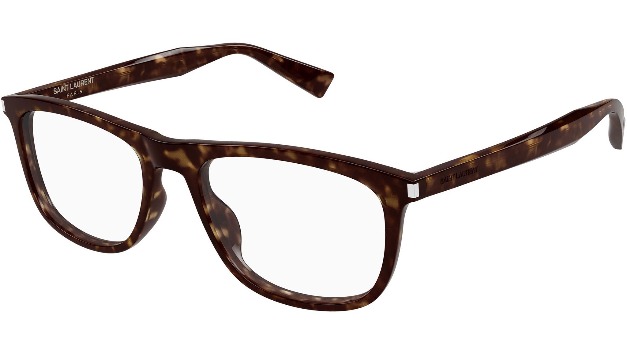 Occhiali da vista SAINT LAURENT Shiny dark havana