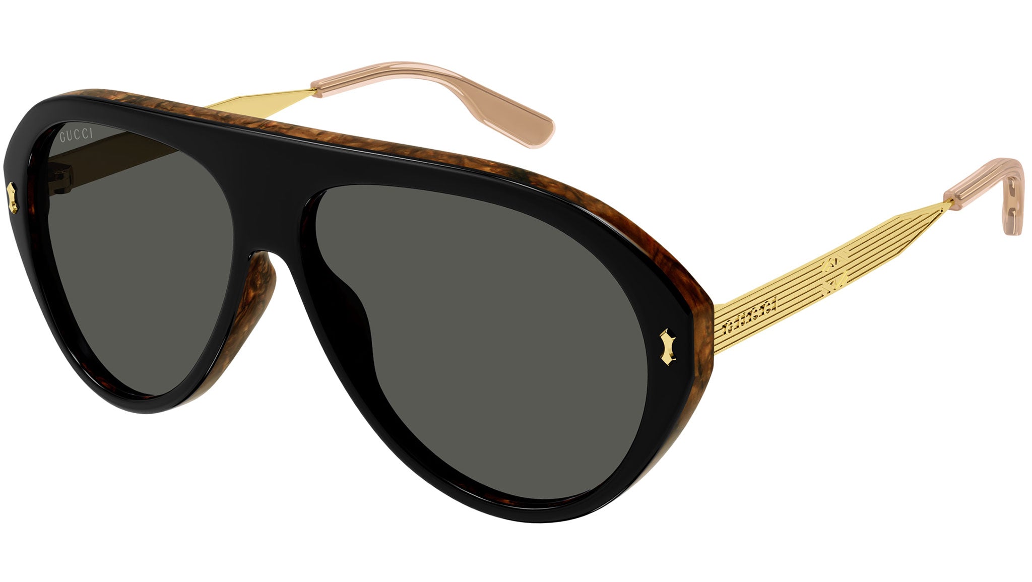 Occhiali da sole GUCCI GG1515S Shiny bilayer black radica