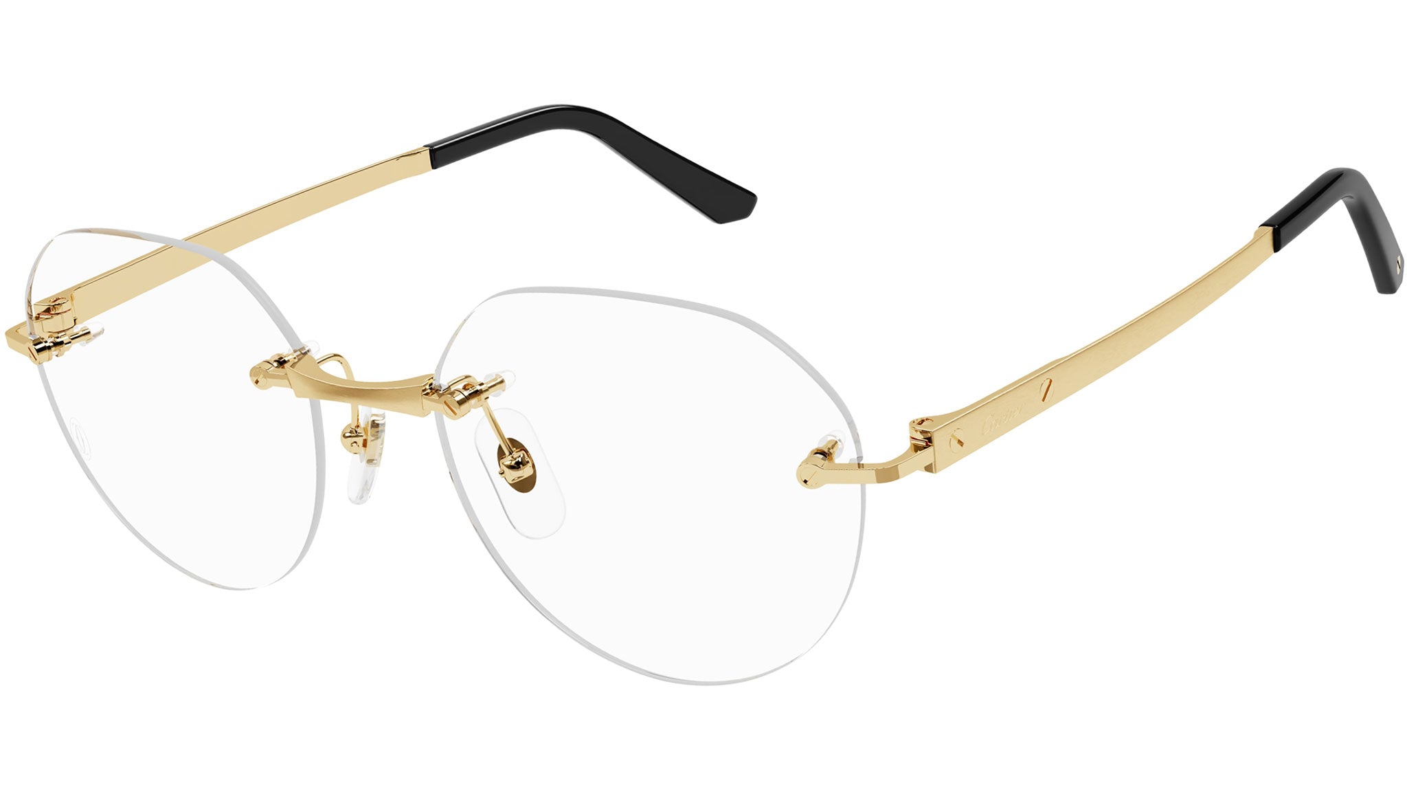 Occhiali da vista CARTIER CT0408O Smooth golden finish