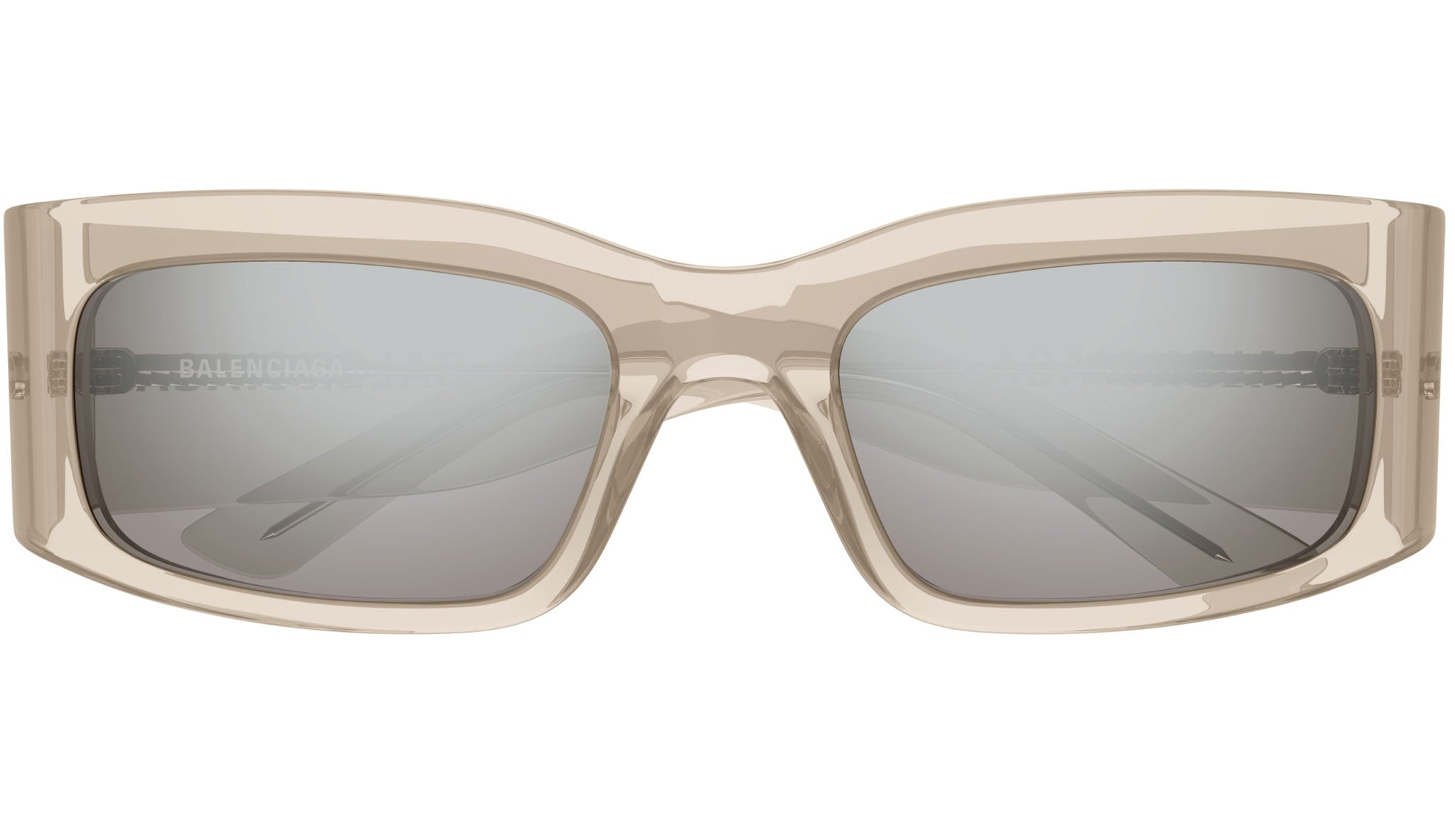 Occhiali da sole BALENCIAGA BB0328S Shiny transparent almond hd