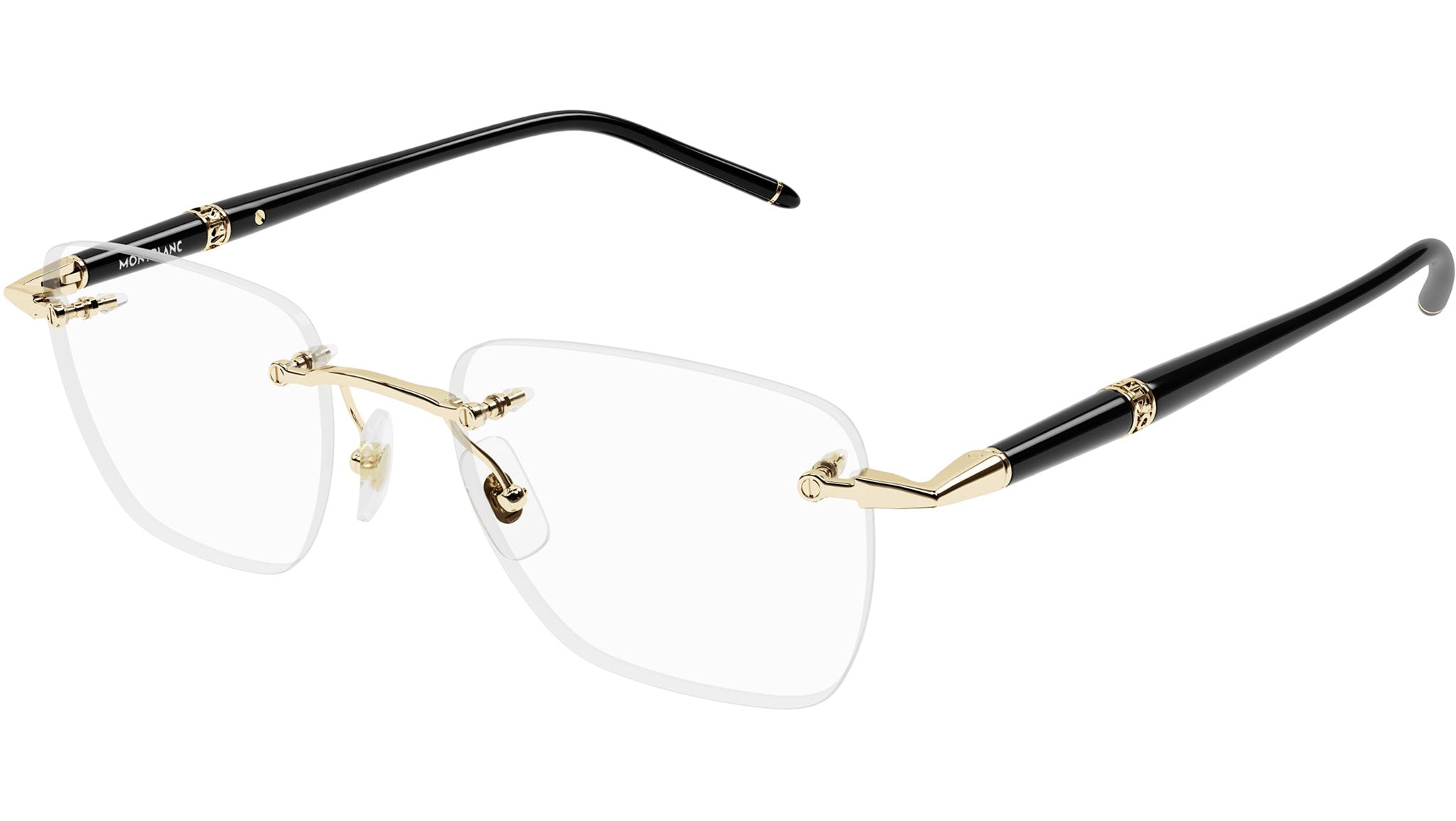 Occhiali da vista MONTBLANC MB0346O Shiny light gold