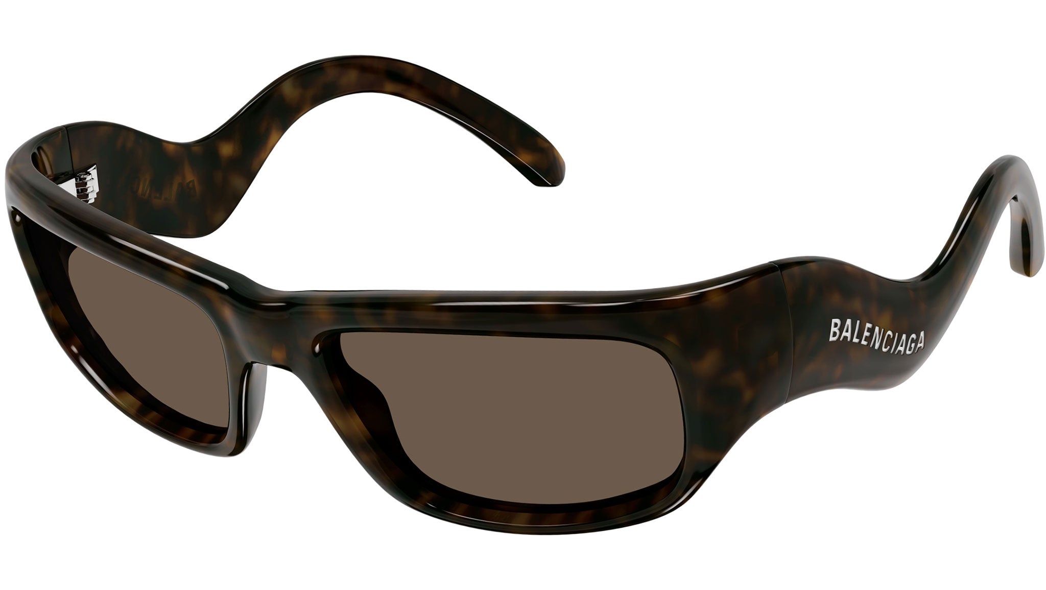 Occhiali da sole BALENCIAGA BB0320S Shiny dark havana