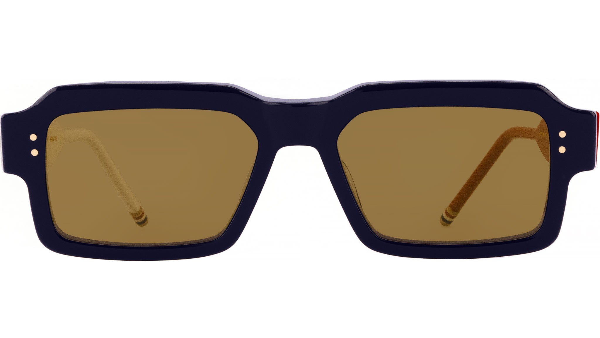 Occhiali THOM BROWNE UES924A Shiny navy front, left red right white