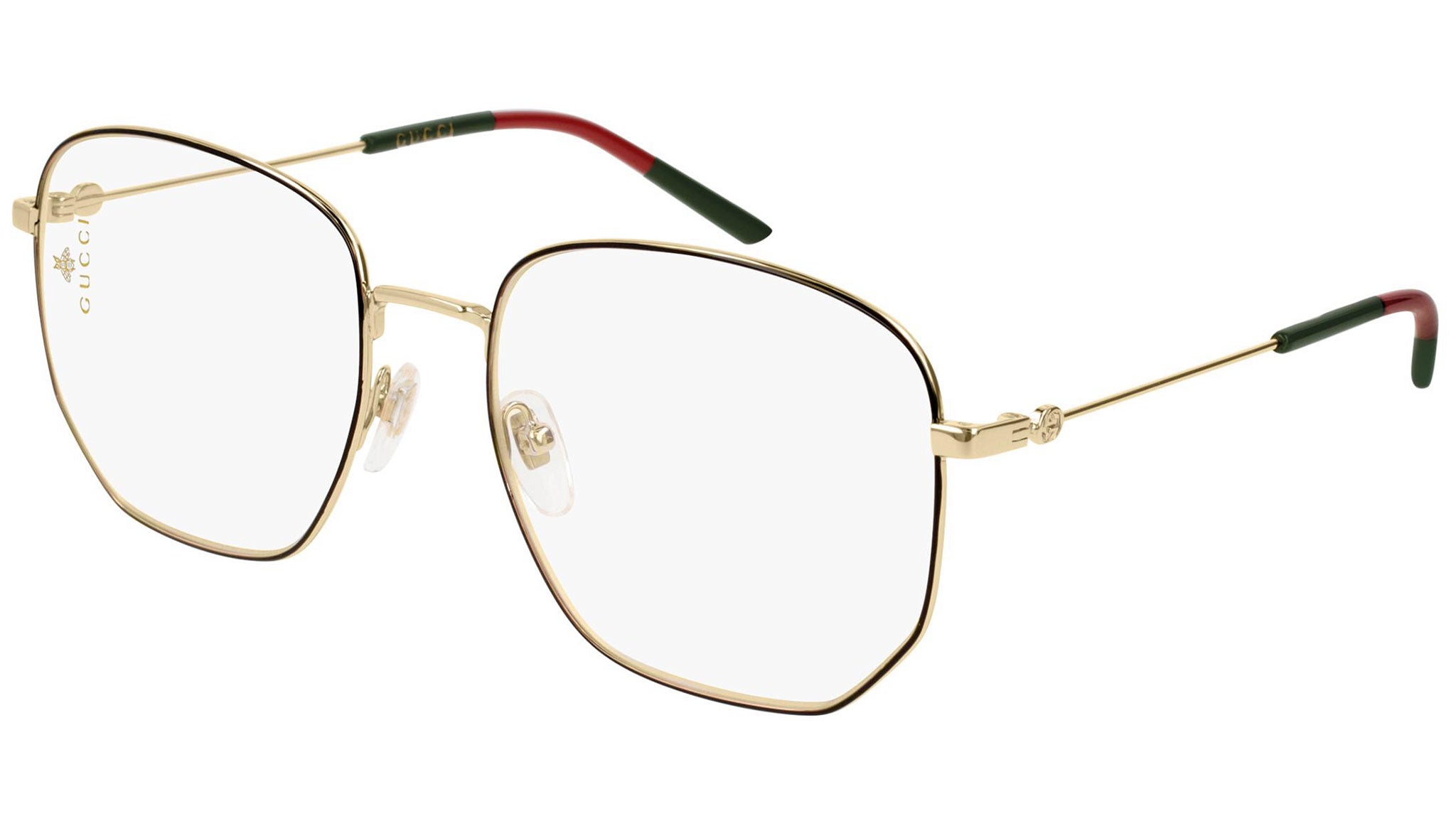 Occhiali GUCCI GG0396O Shiny endura gold shiny black