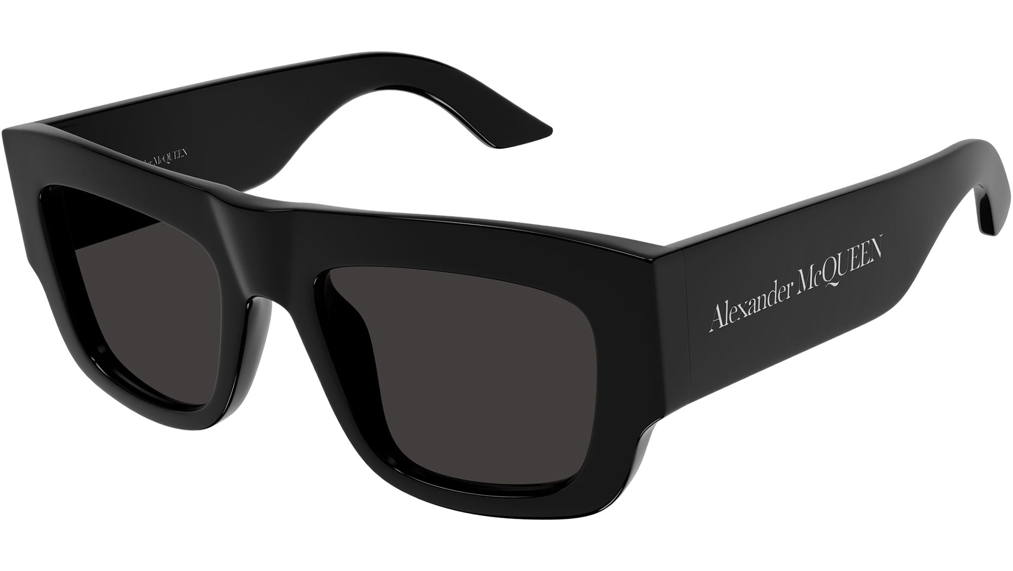 Occhiali da sole ALEXANDER MCQUEEN AM0449S Shiny solid black