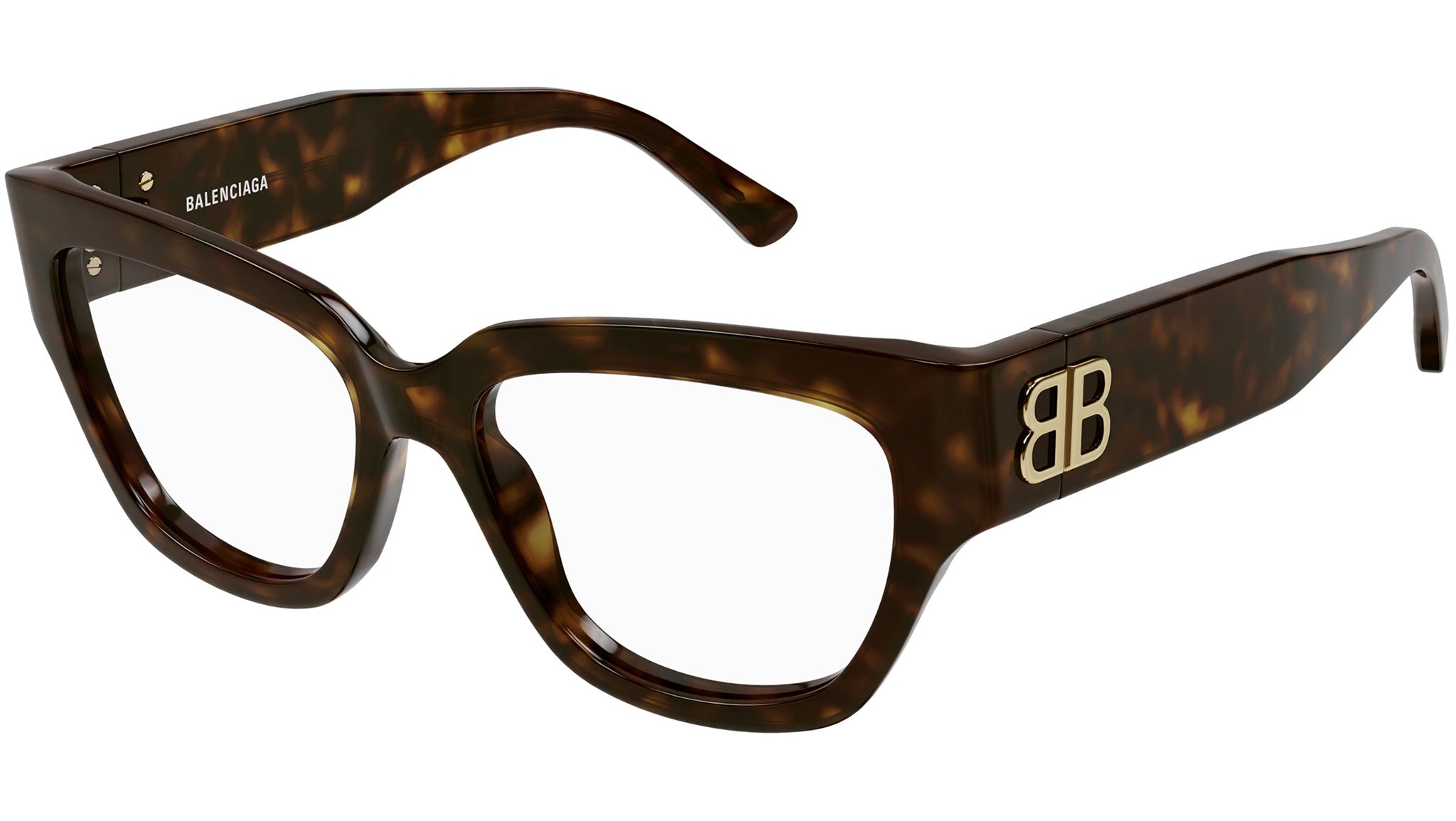 Occhiali da vista BALENCIAGA BB0326O Shiny dark havana