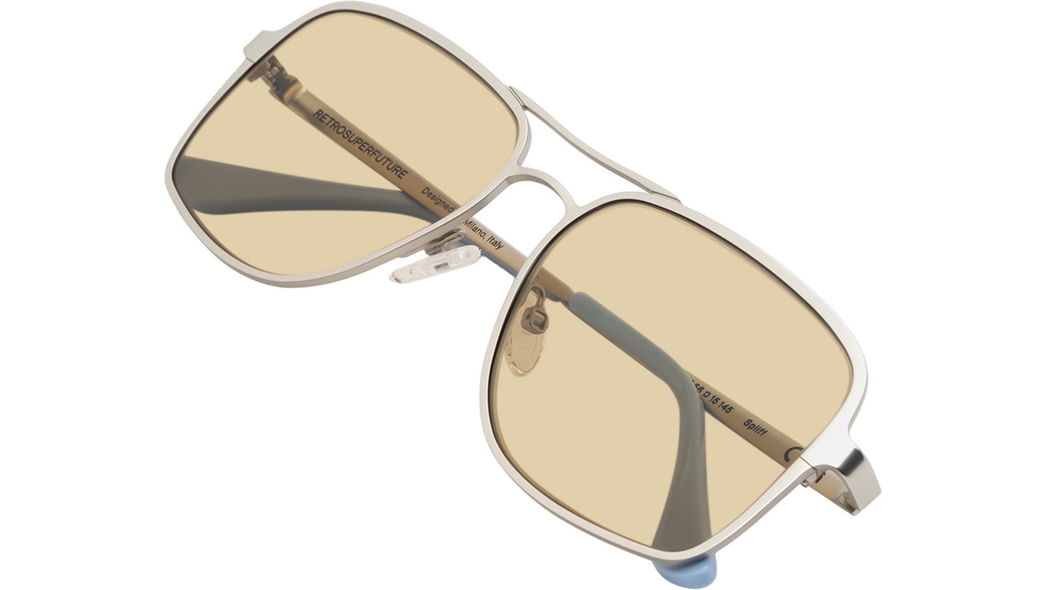Occhiali da sole RETROSUPERFUTURE Spliff Silver-