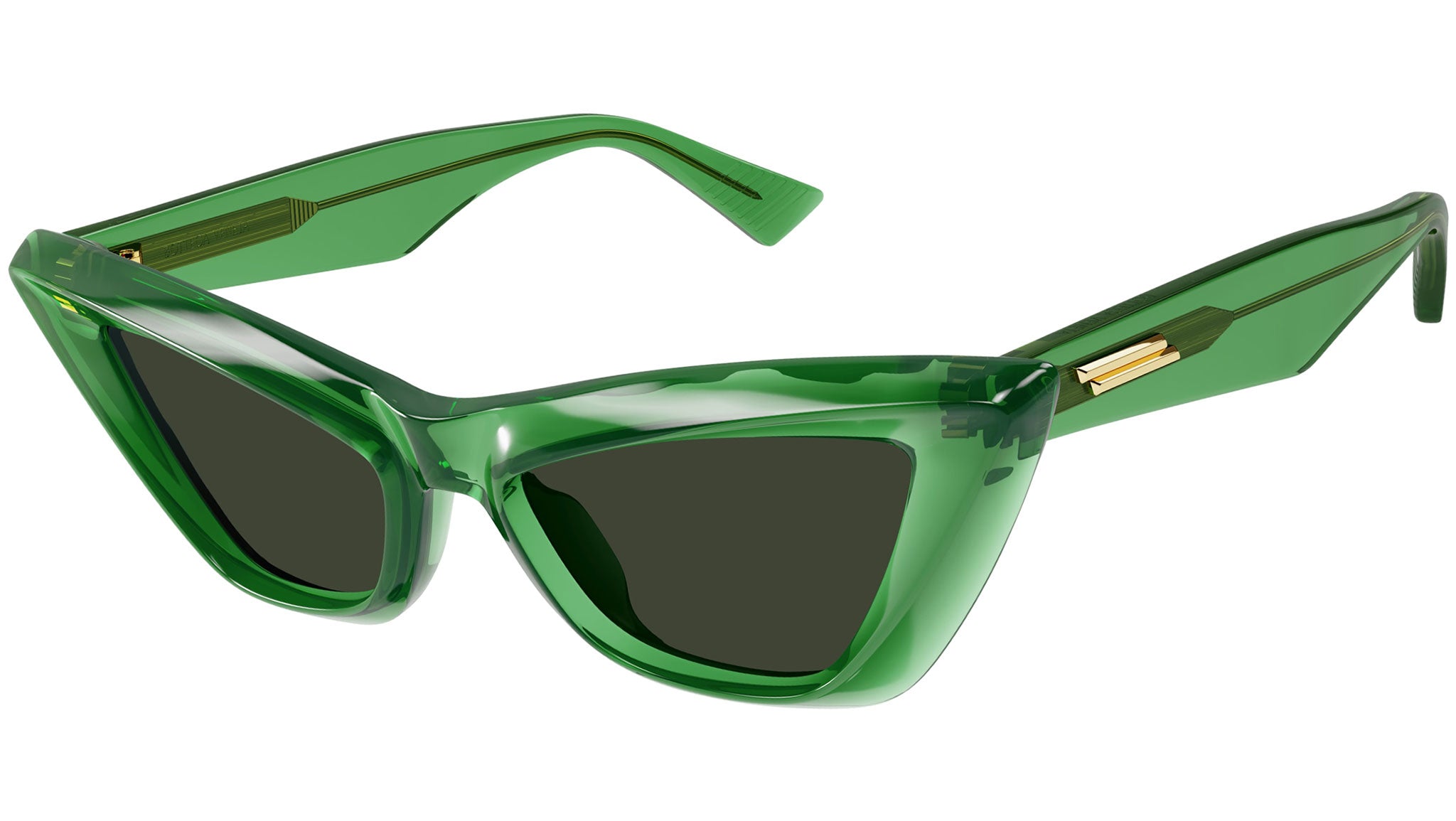 Occhiali da sole BOTTEGA VENETA BV1101S Shiny transparent green