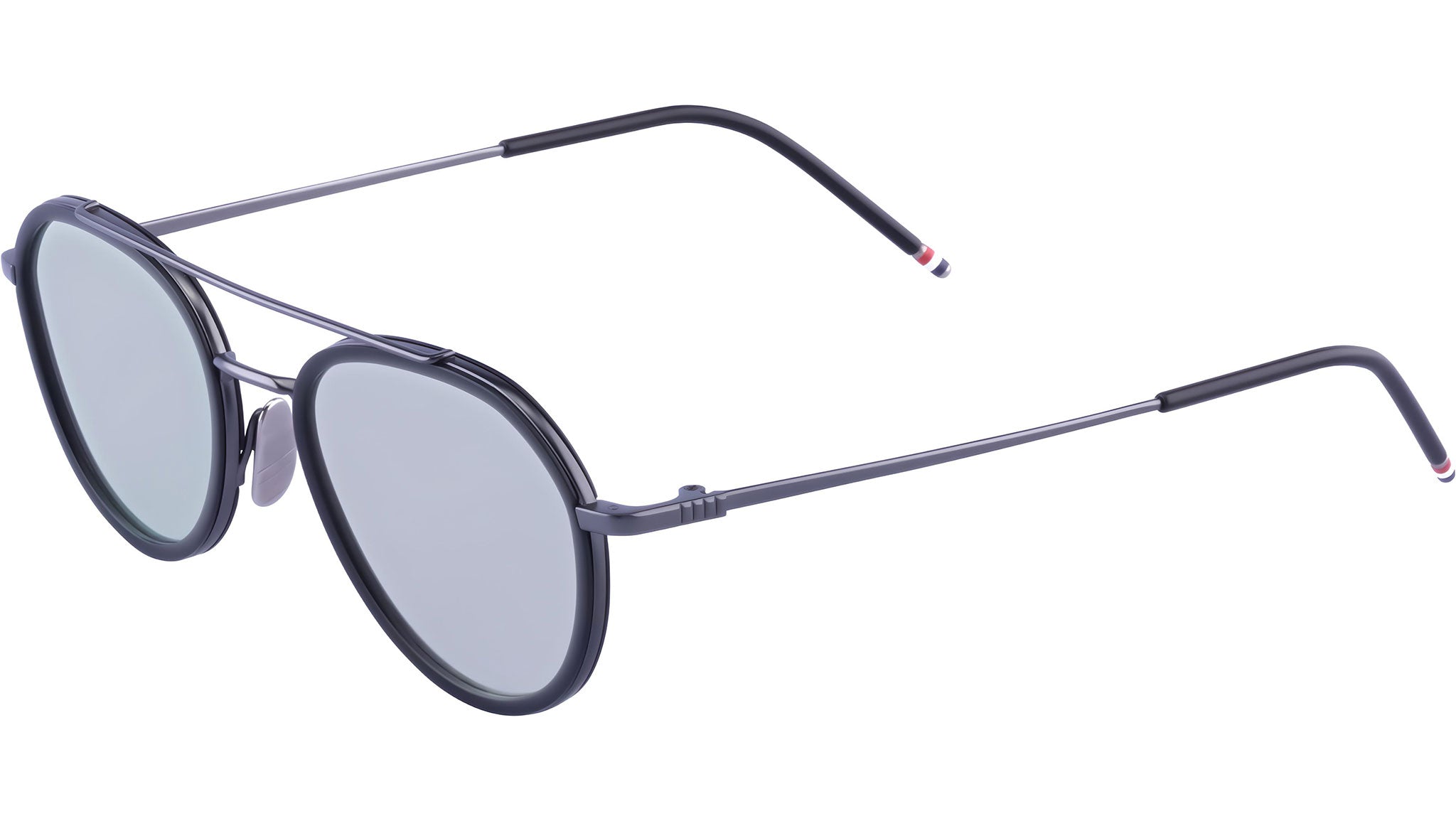 Occhiali THOM BROWNE UES801A Matte black silver titanium