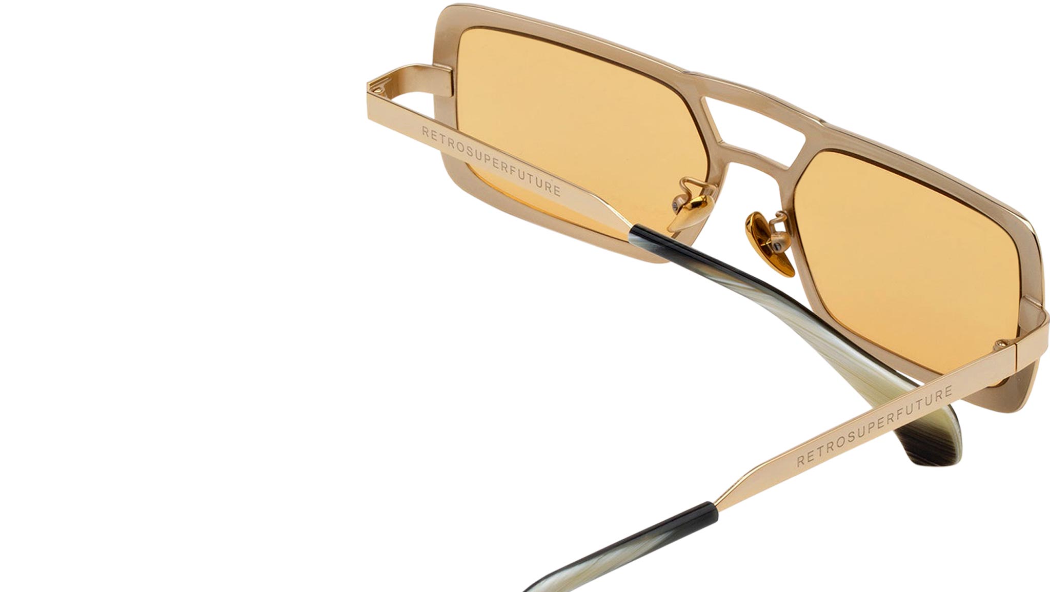 Occhiali RETROSUPERFUTURE Stereo Gold