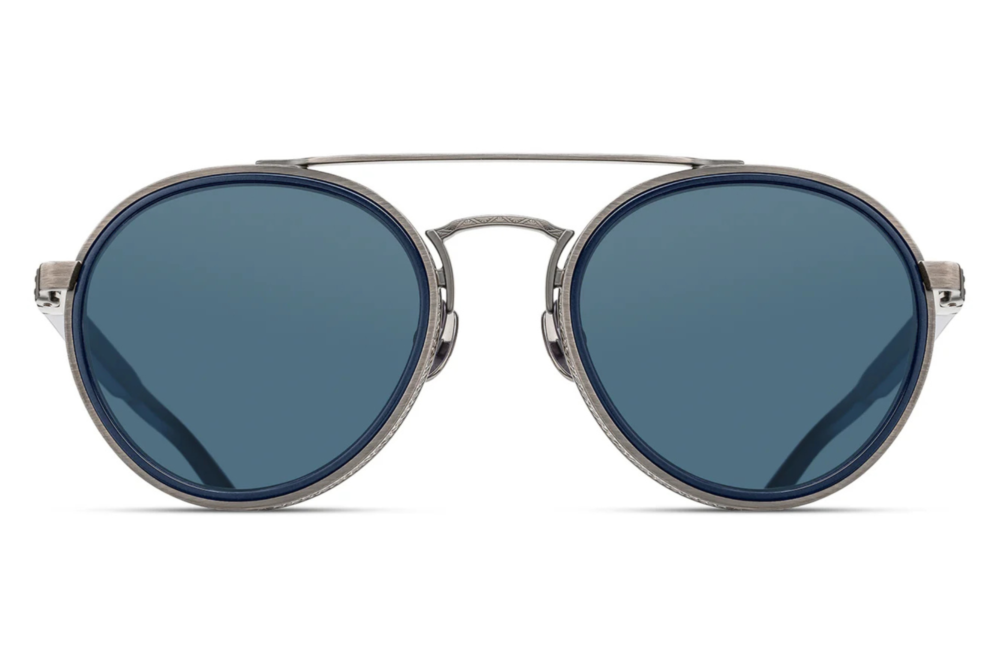Occhiali da sole MATSUDA M3156 ANTIQUE SILVER NAVY