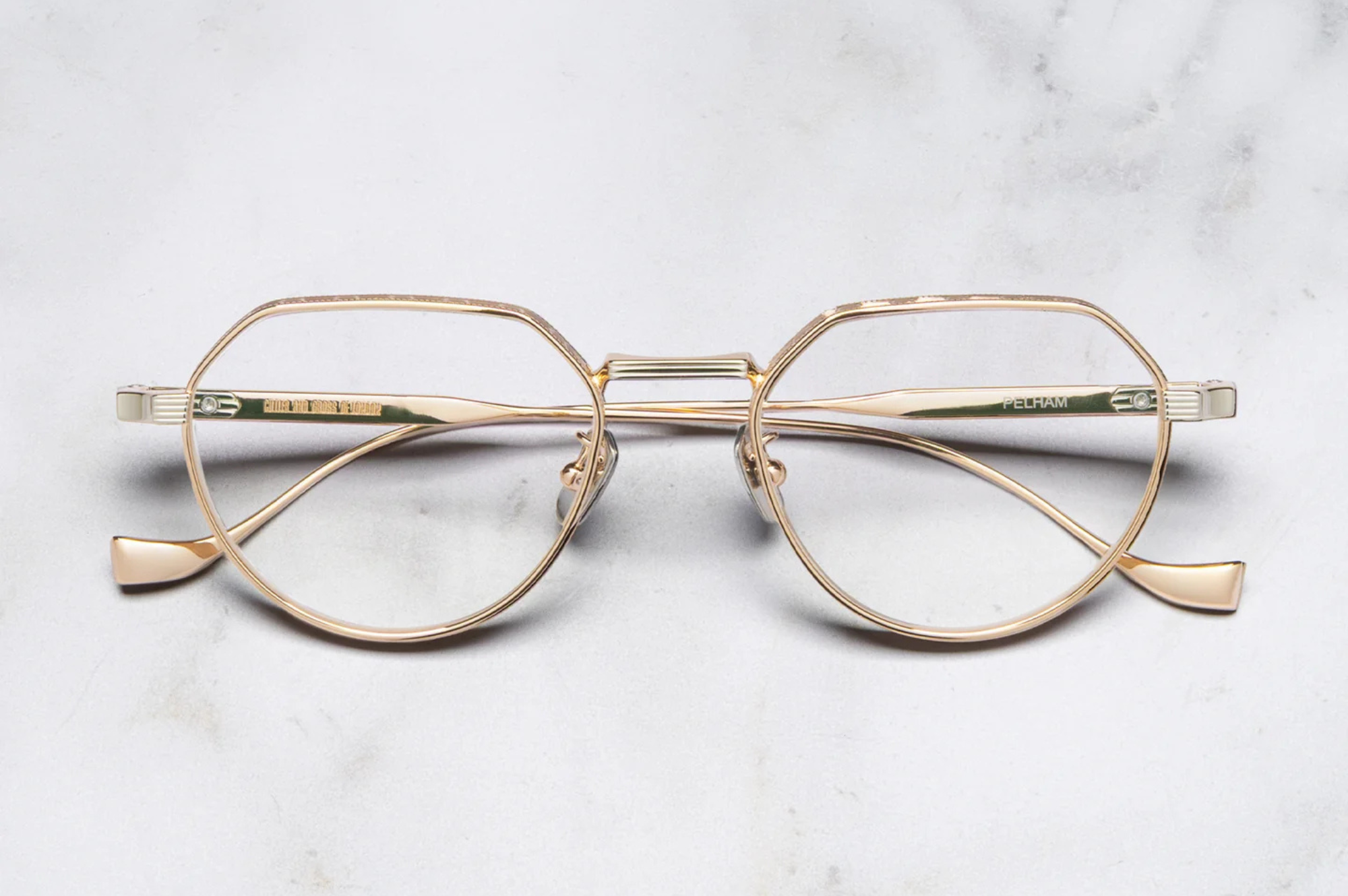 Occhiali da vista Cutler And Gross Pelham 1430 Pink Gold Silver