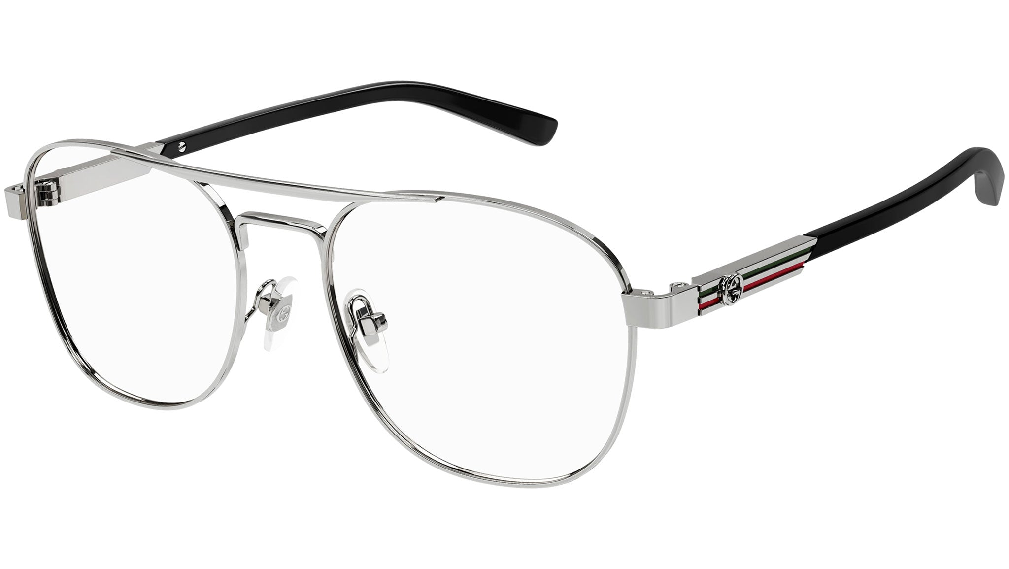 Occhiali da vista GUCCI GG1290O Shiny light ruthenium