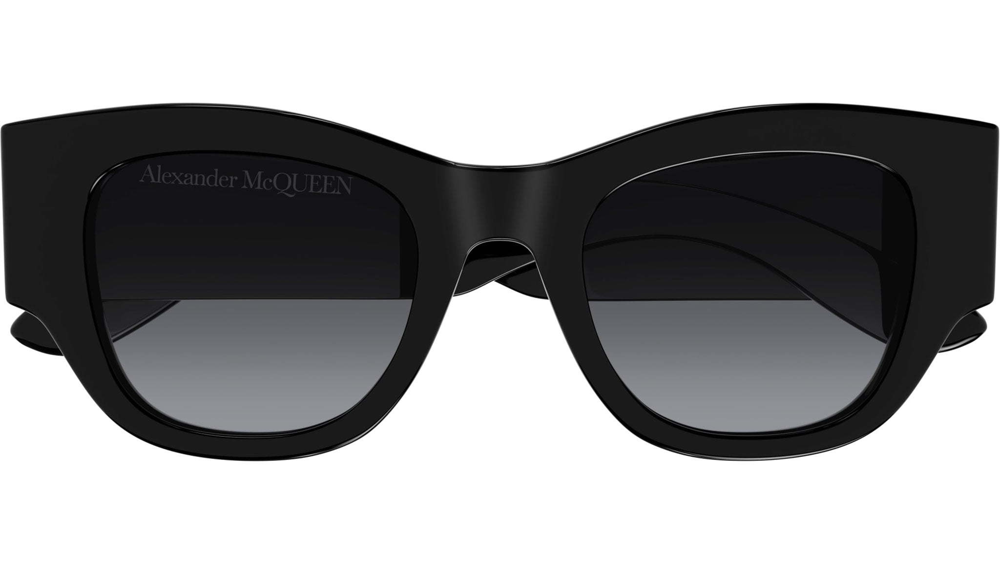 Occhiali da sole ALEXANDER MCQUEEN AM0420S Shiny solid black