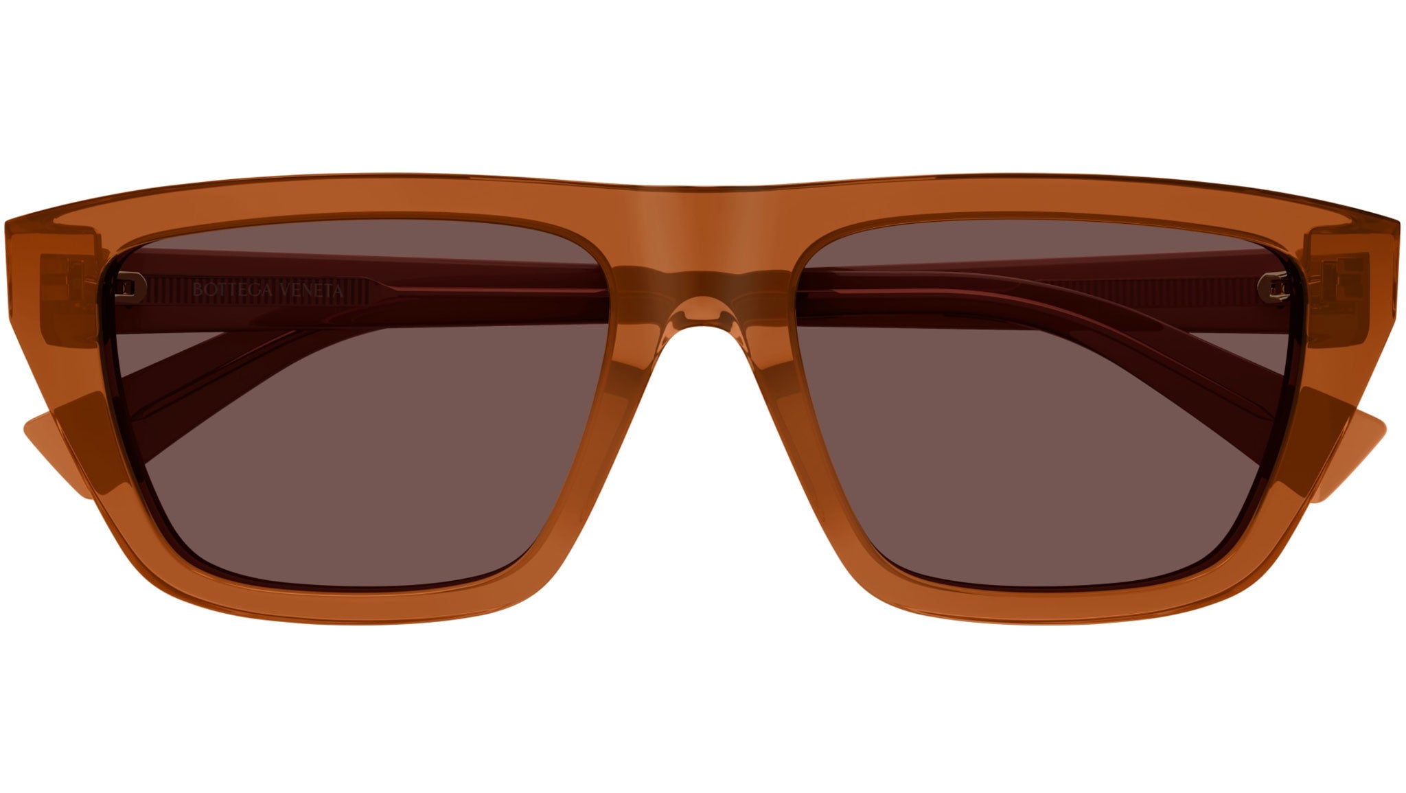 Occhiali da sole BOTTEGA VENETA BV1291S Shiny transparent rust