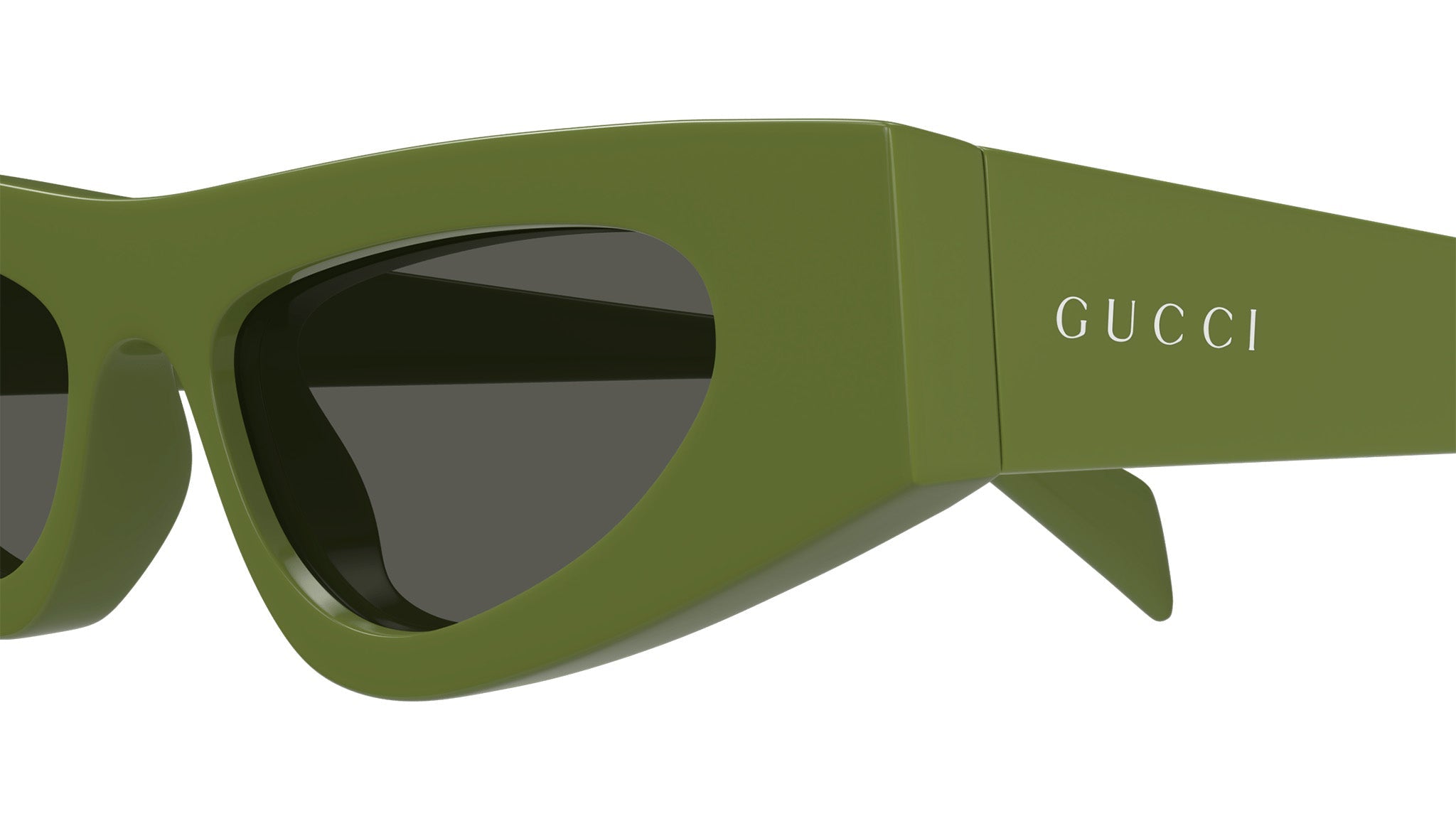 Occhiali da sole GUCCI GG1779S Shiny solid olive green