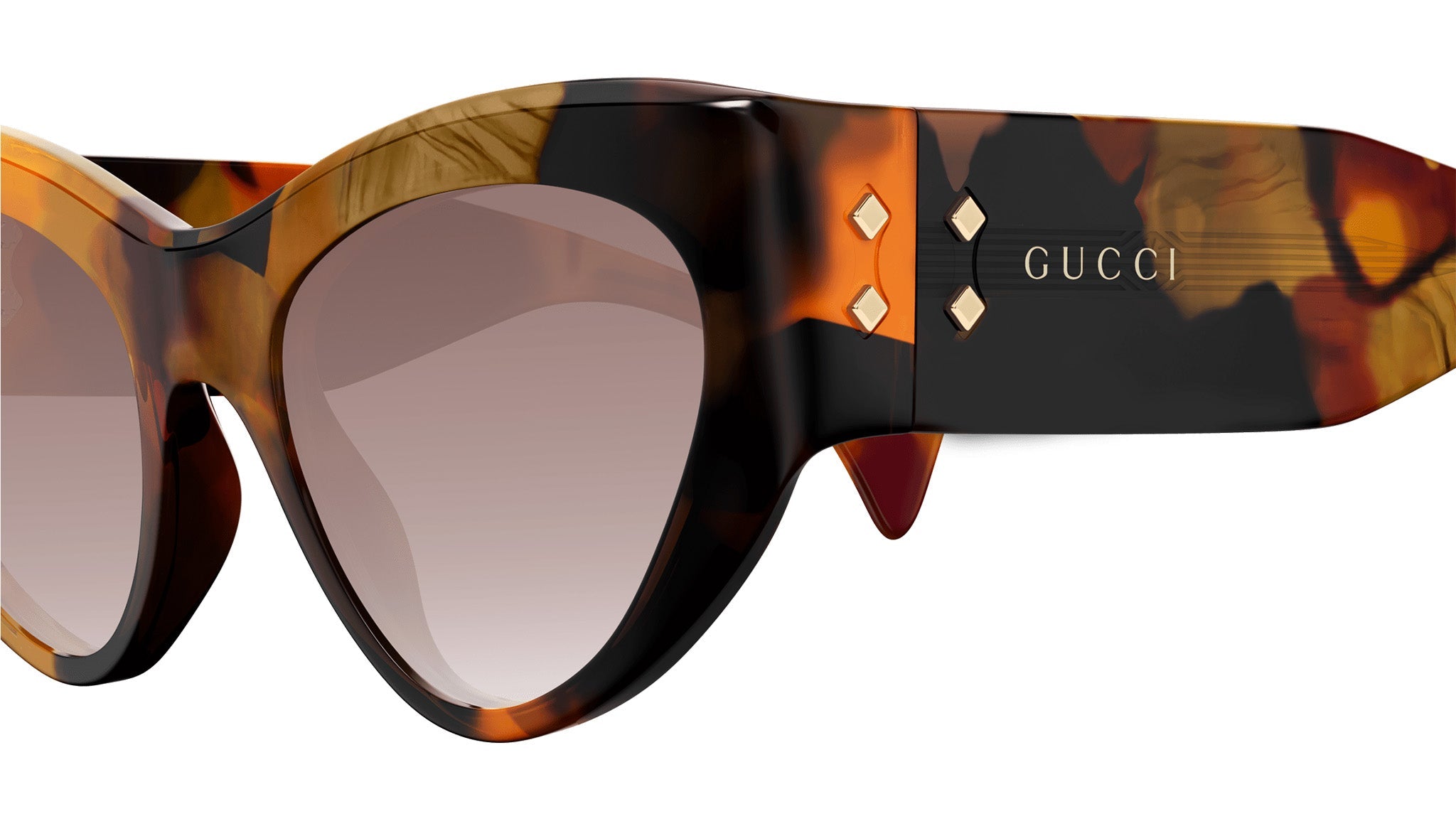 Occhiali da sole GUCCI GG1704S Shiny big spotted tartaruga