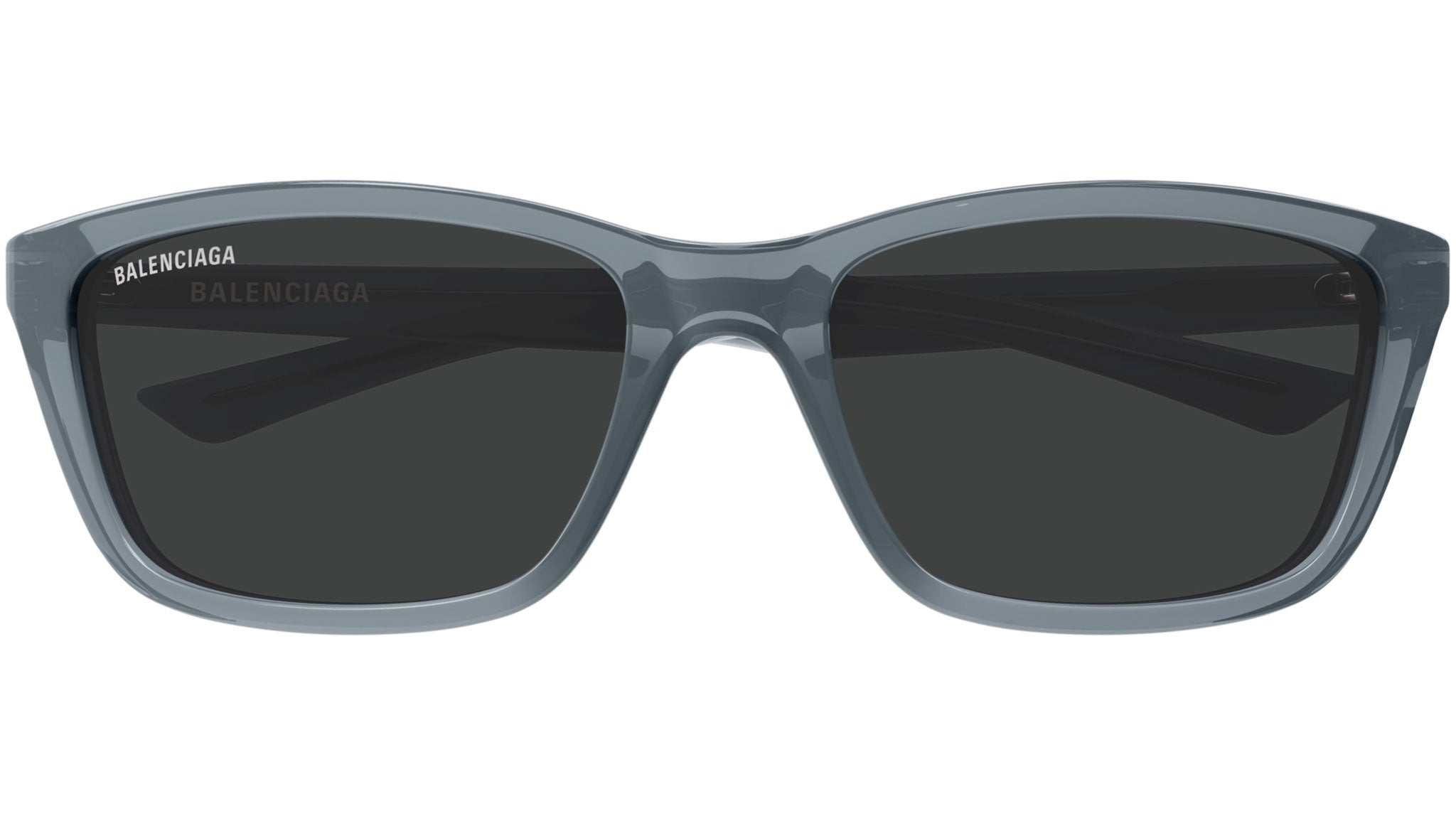 Occhiali da sole BALENCIAGA BB0403SK Shiny transparent grey blue