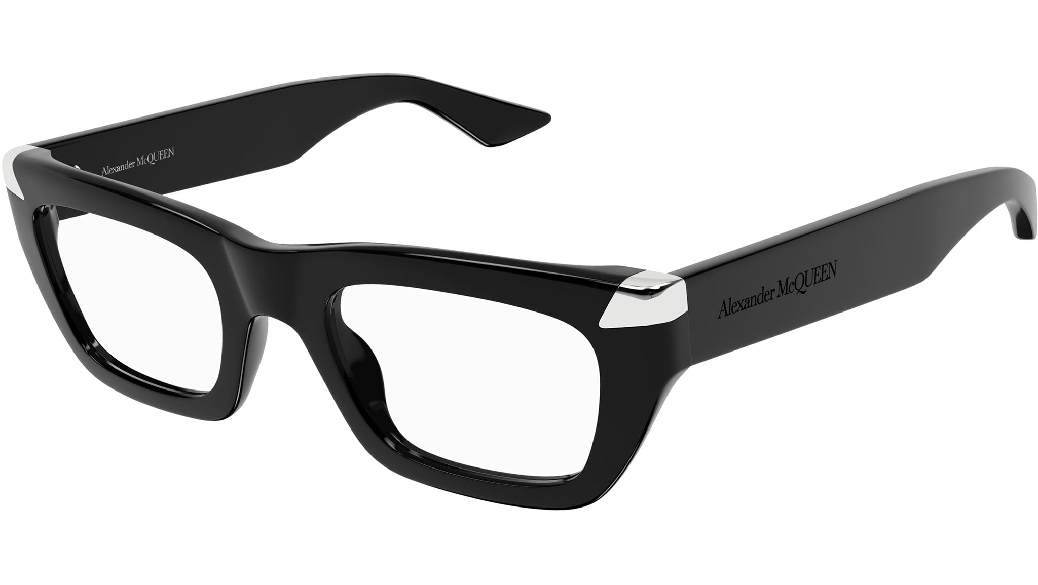 Occhiali da vista ALEXANDER MCQUEEN AM0444O Shiny solid black
