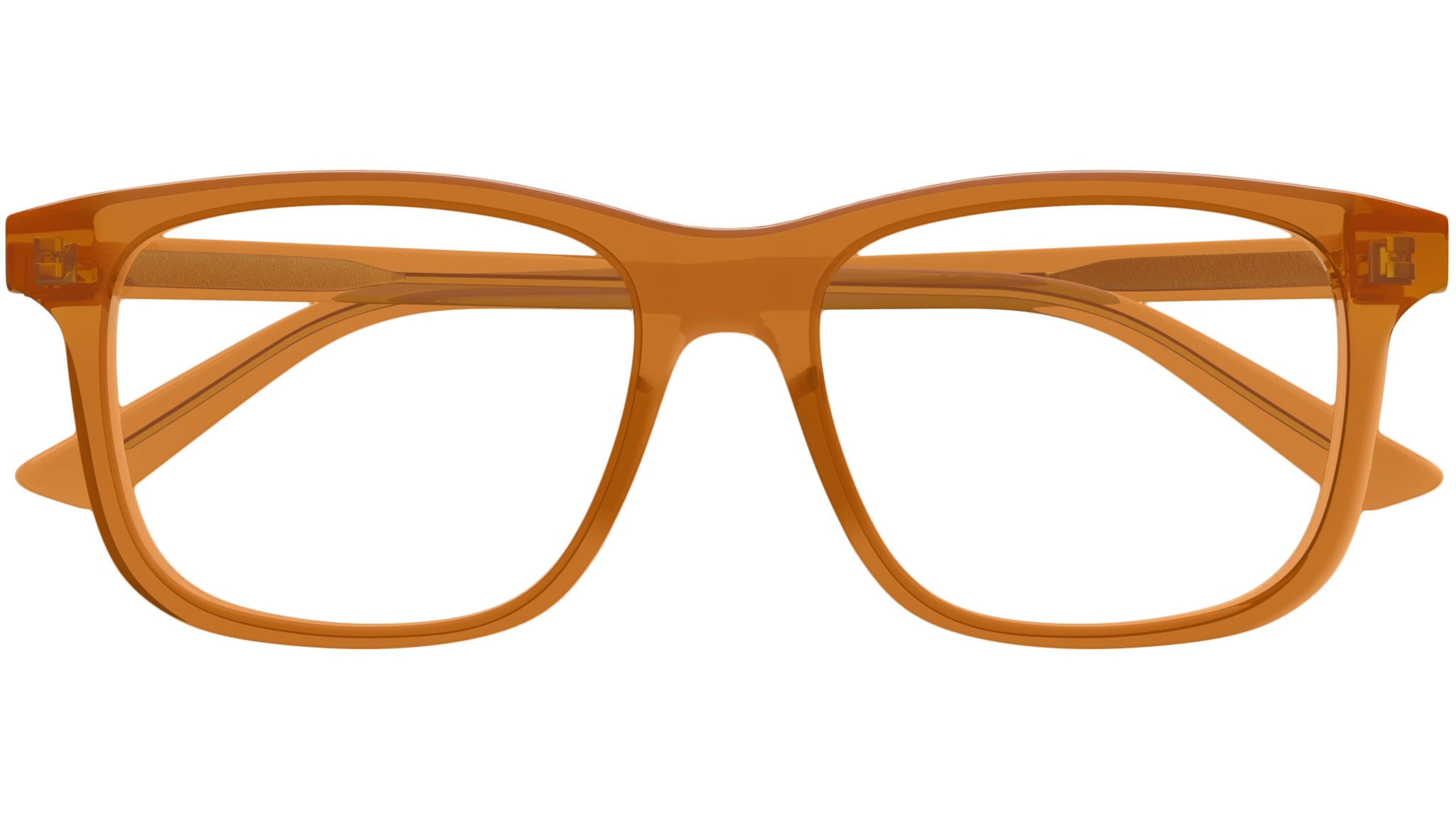 Occhiali da vista BOTTEGA VENETA BV1316O Shiny transparent amber