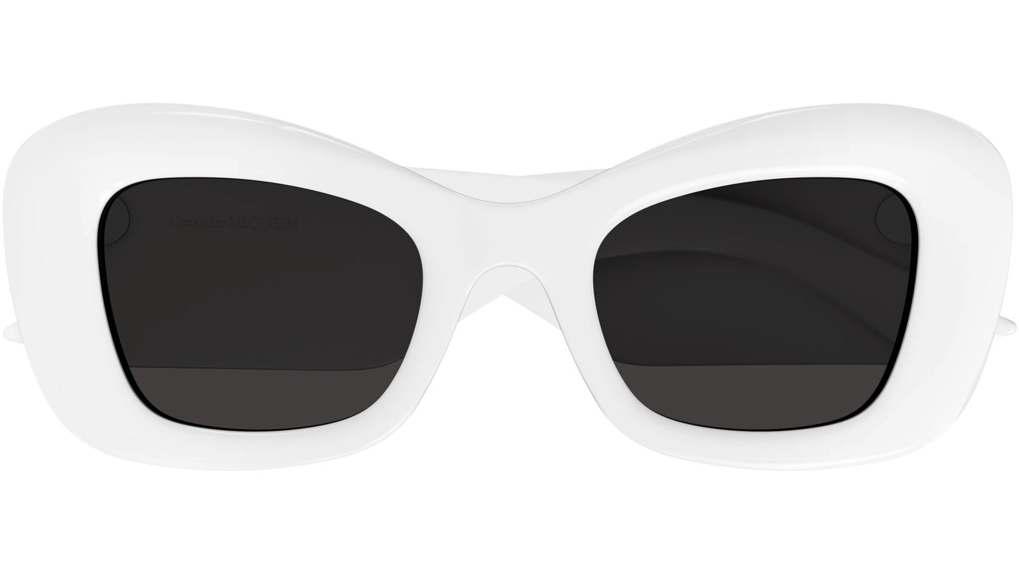 Occhiali da sole ALEXANDER MCQUEEN AM0434S Shiny solid white