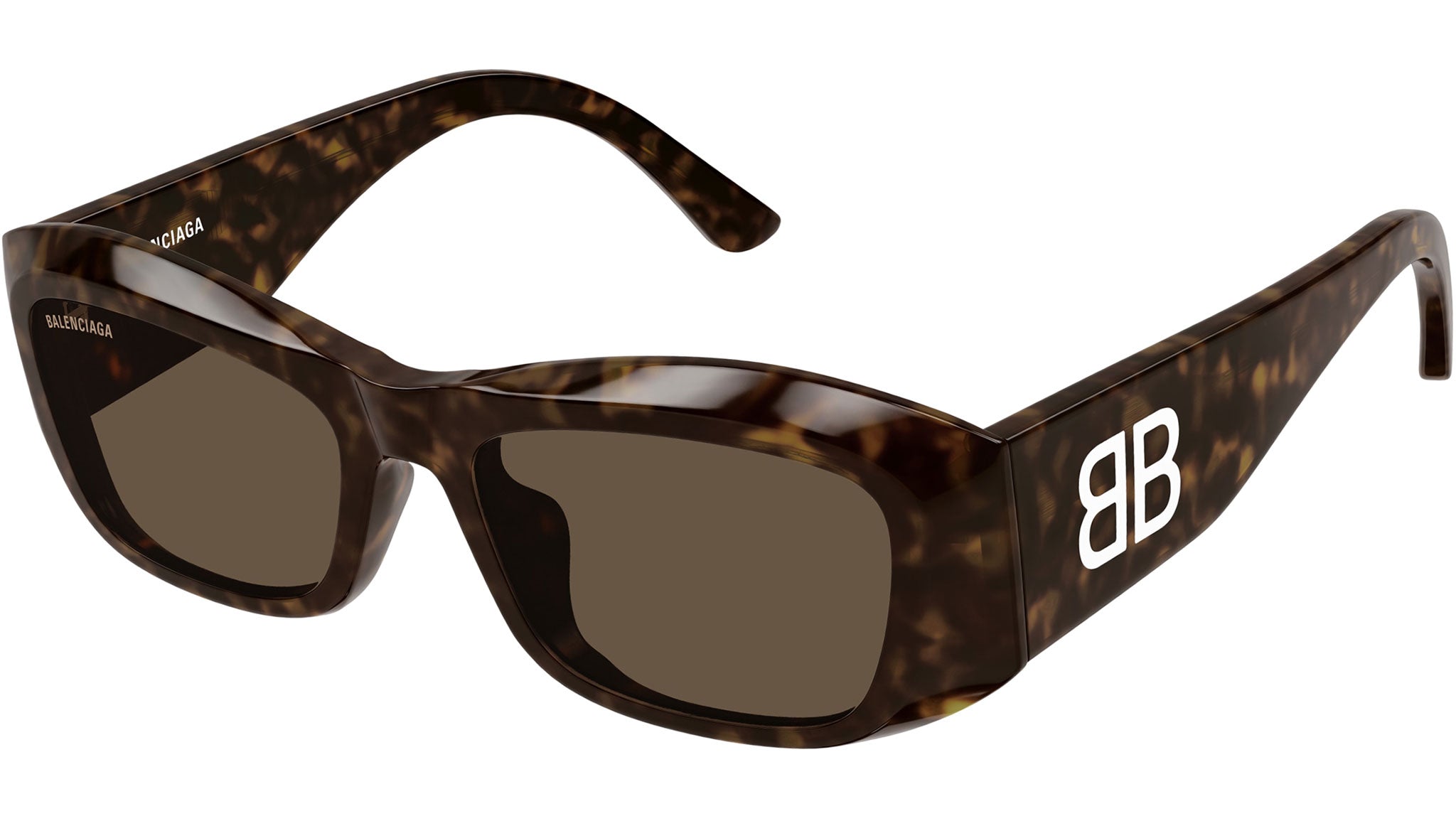 Occhiali da sole BALENCIAGA BB0397SA Shiny dark havana