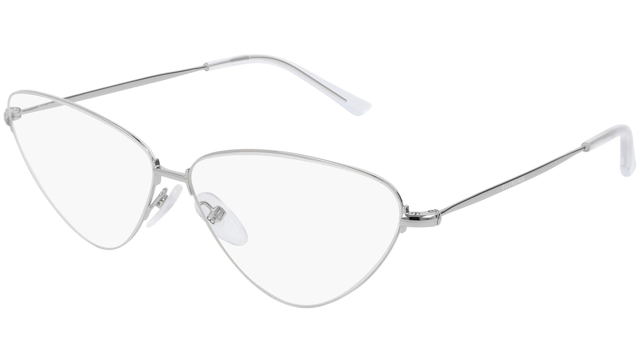 Occhiali da vista BALENCIAGA BB0015O Shiny silver