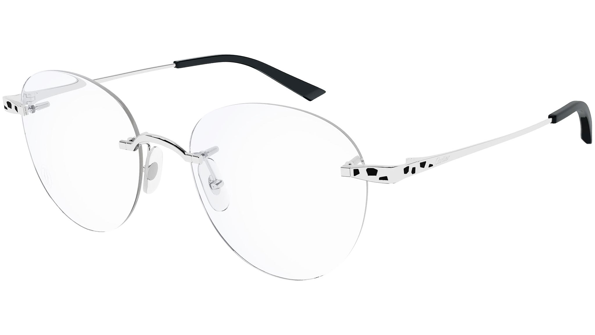 Occhiali da vista CARTIER CT0309O Smooth platinum finish