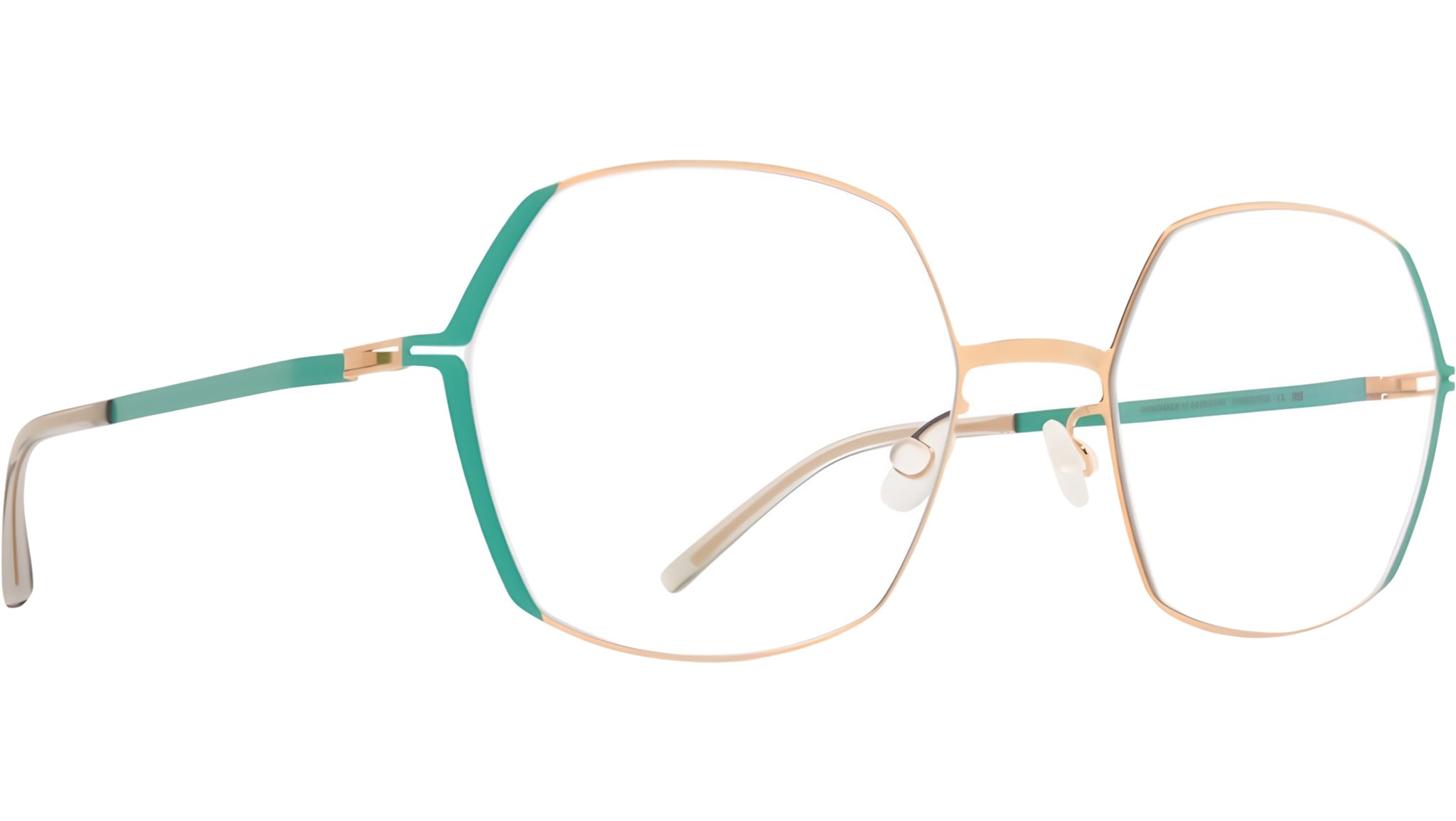 Occhiali da vista MYKITA MAJVI Champagne gold jade green