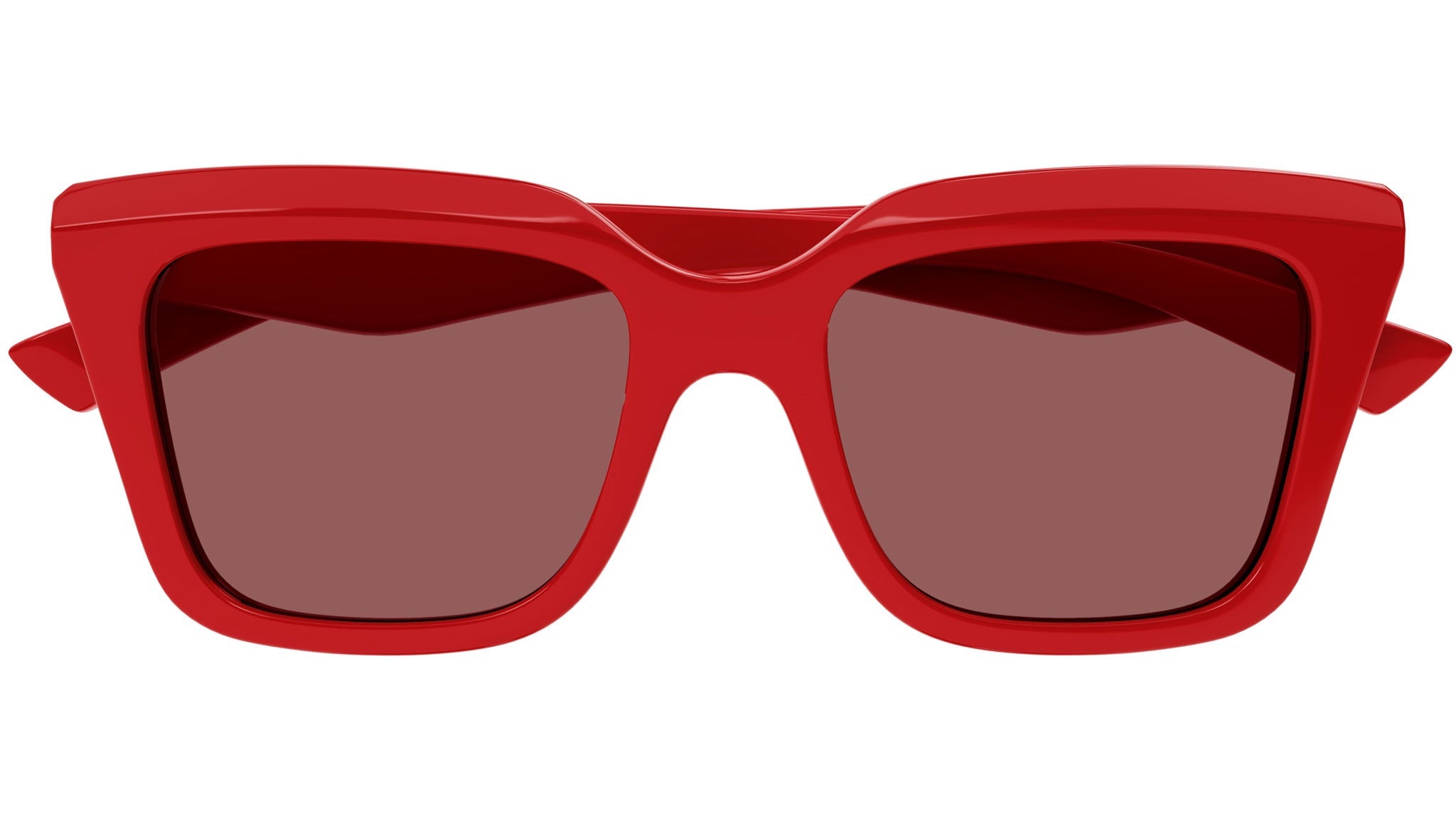 Occhiali da sole ALEXANDER MCQUEEN AM0473S Shiny solid red
