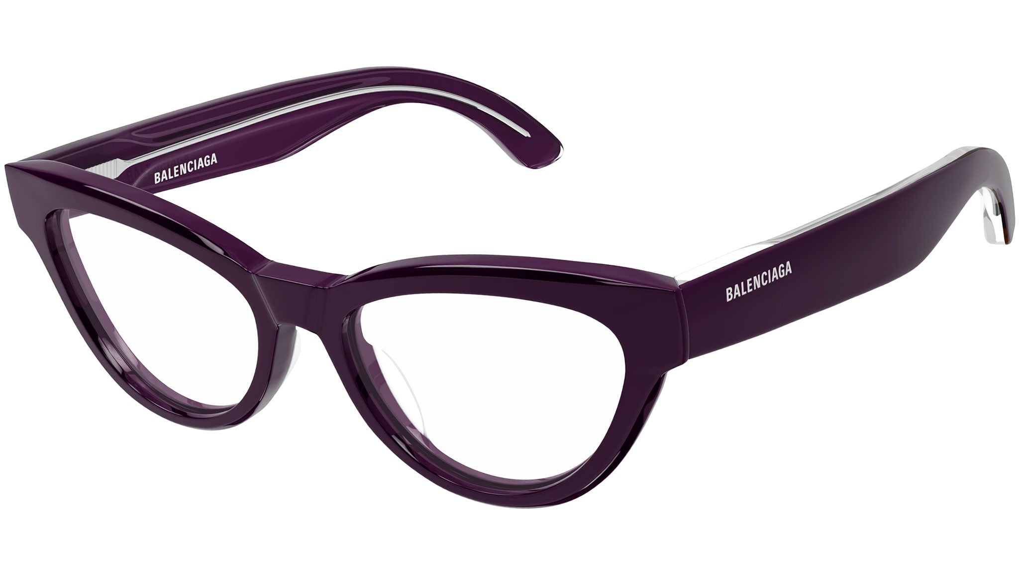Occhiali da vista BALENCIAGA BB0241O Shiny solid purple