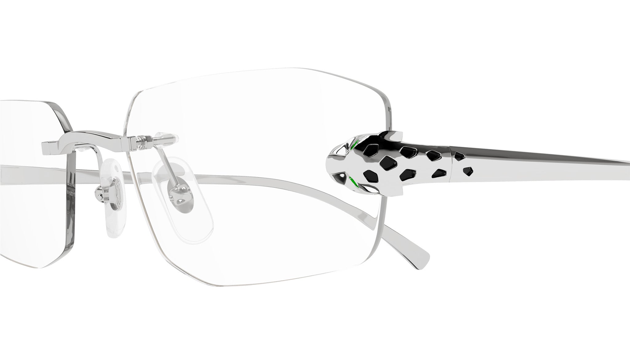 Occhiali da vista CARTIER CT0494O Smooth platinum finish