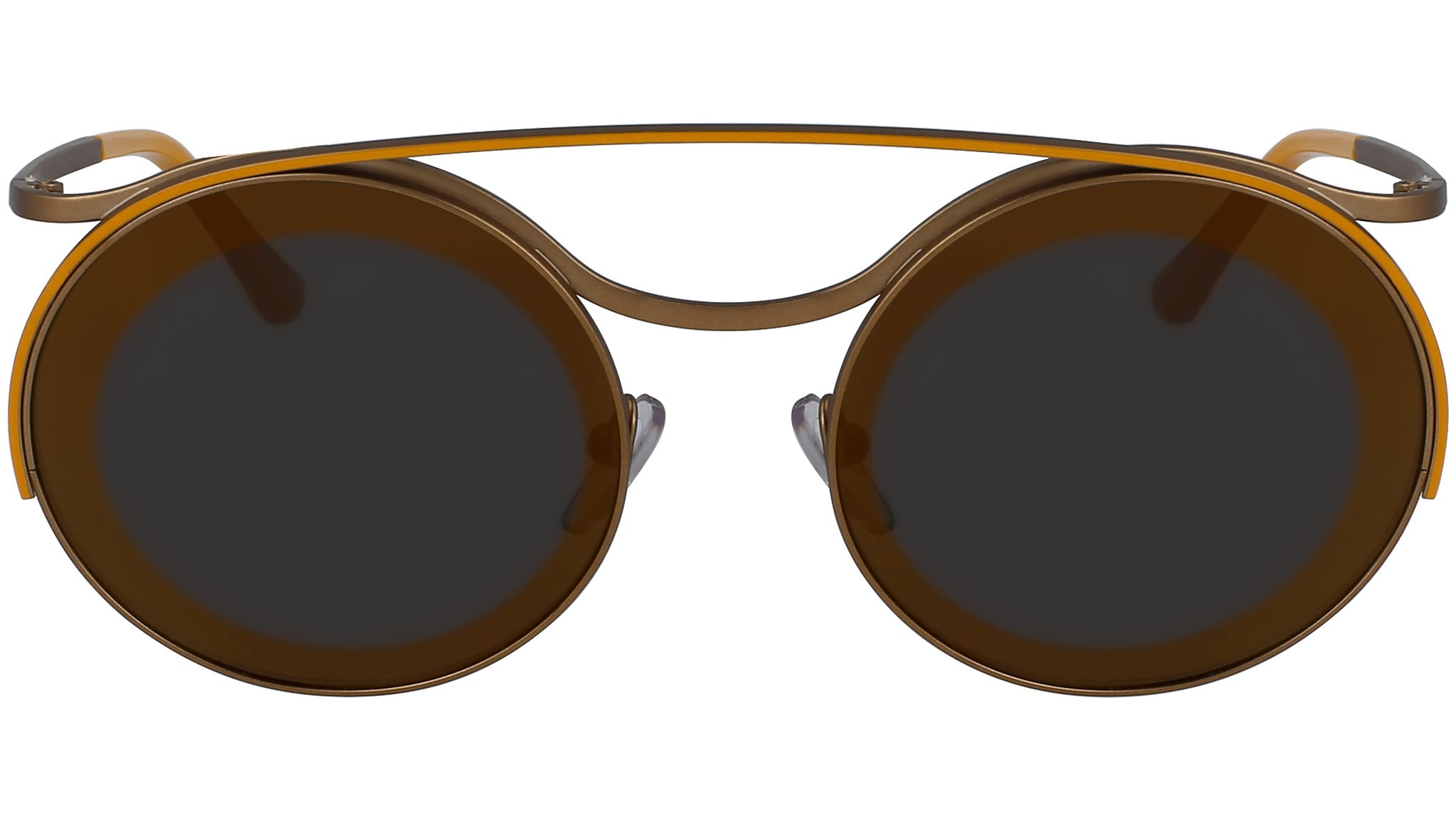 occhiali da sole MARNI ME107S Base color matte gold - top bar shiny ochre