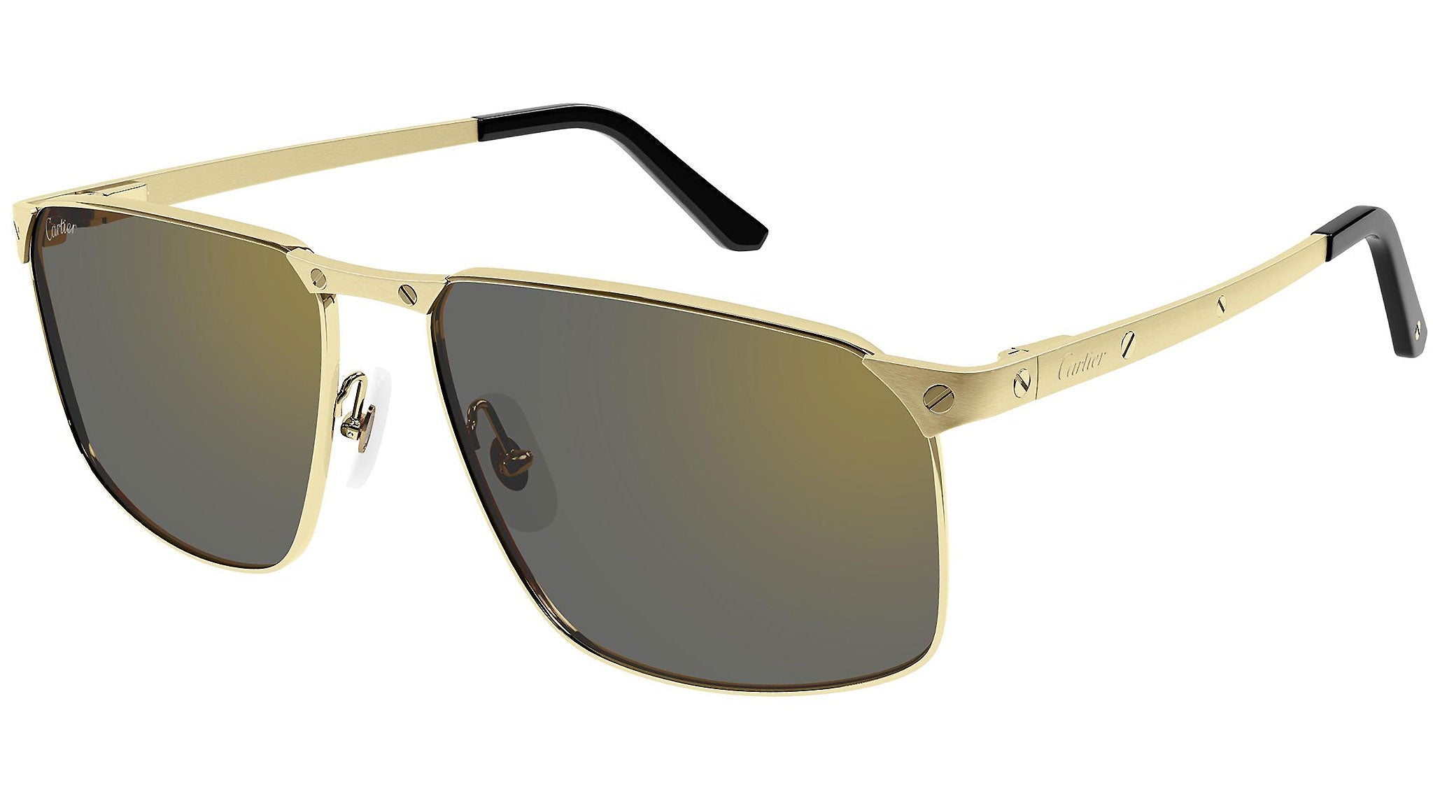 Occhiali da sole CARTIER CT0322S Smooth and golden finish