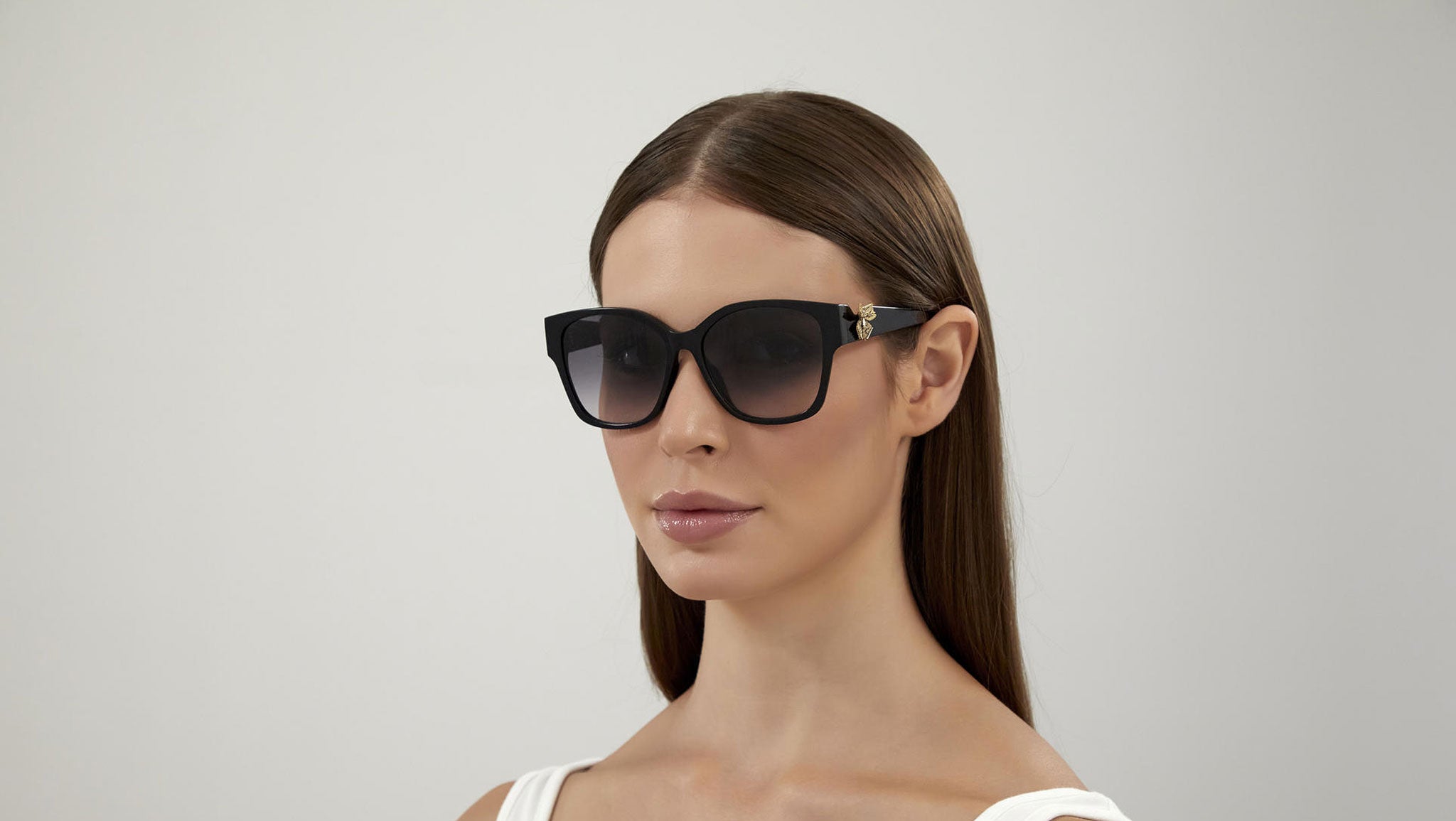Occhiali da sole ALEXANDER MCQUEEN AM0370S Shiny black