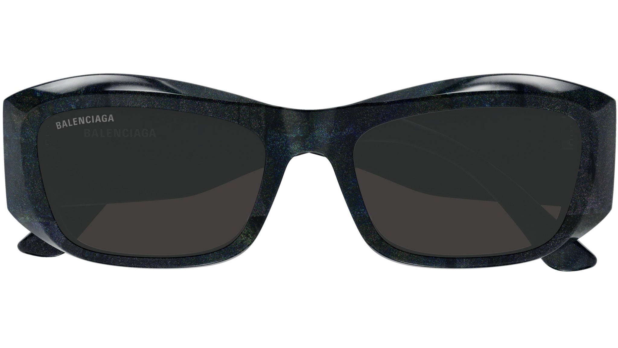 Occhiali da sole BALENCIAGA BB0397SA Shiny black "hanger" glitter havana