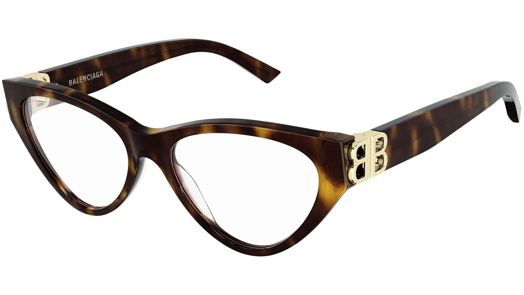 Occhiali da vista BALENCIAGA BB0172O Shiny dark havana