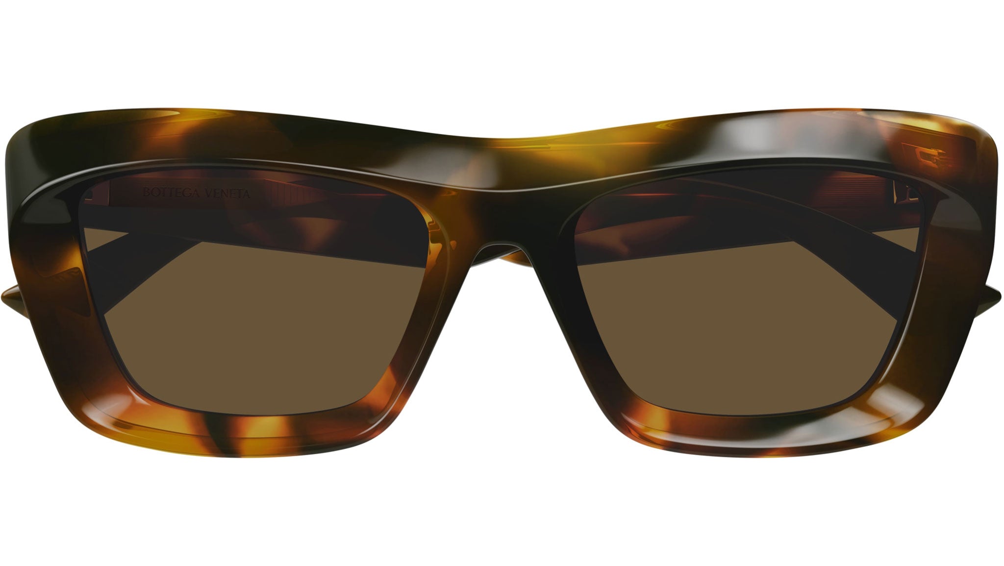 Occhiali da sole BOTTEGA VENETA BV1283S Shiny macro squared spotted havana