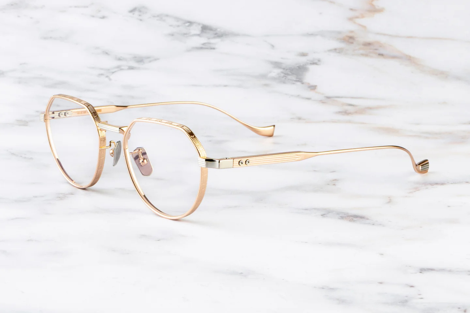 Occhiali da vista Cutler And Gross Pelham 1430 Pink Gold Silver