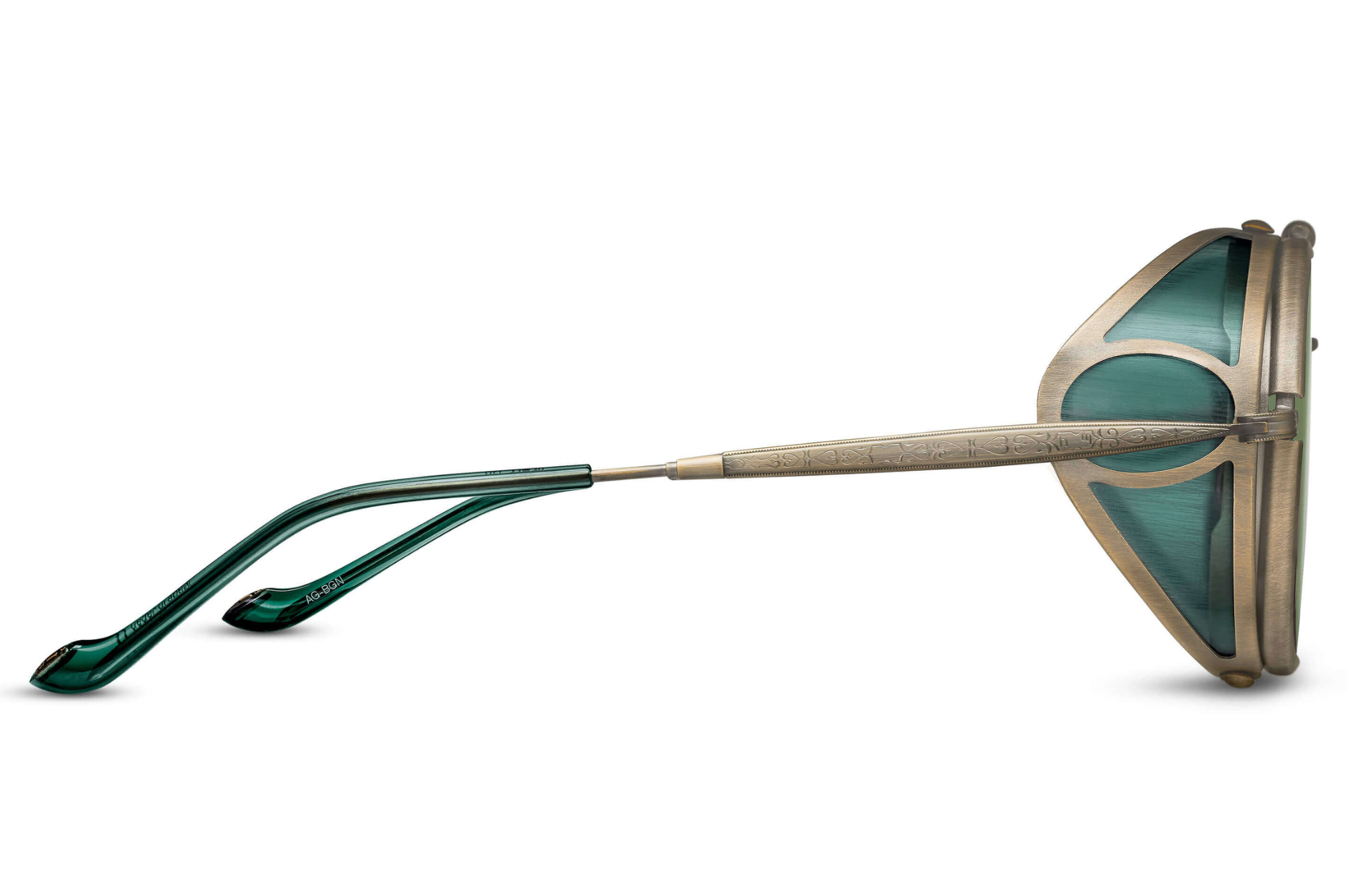 Occhiali da sole MATSUDA 2809H-V2 Antique Gold - Bottle Green