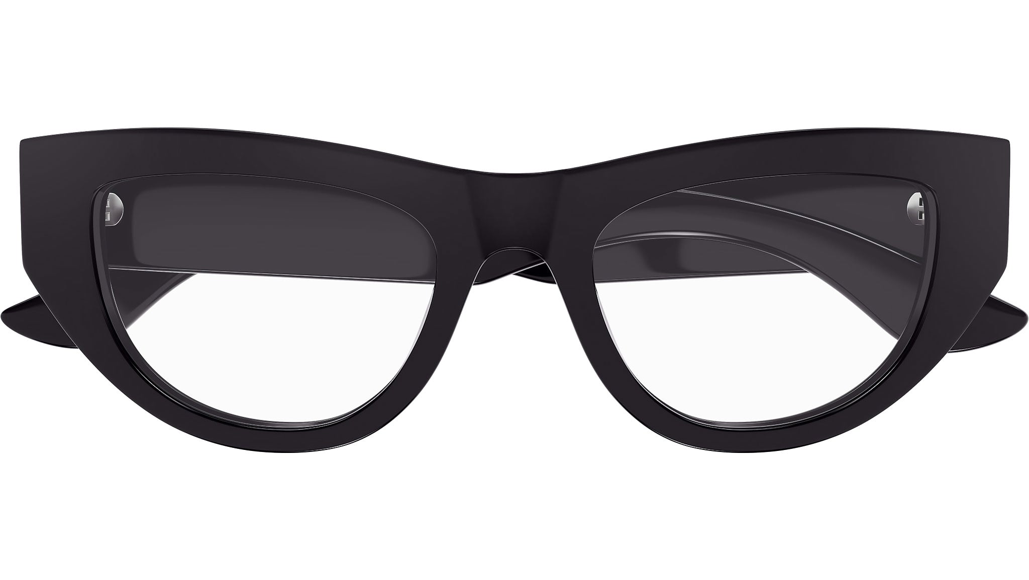 Occhiali da vista ALEXANDER MCQUEEN AM0512O Shiny solid very dark purple