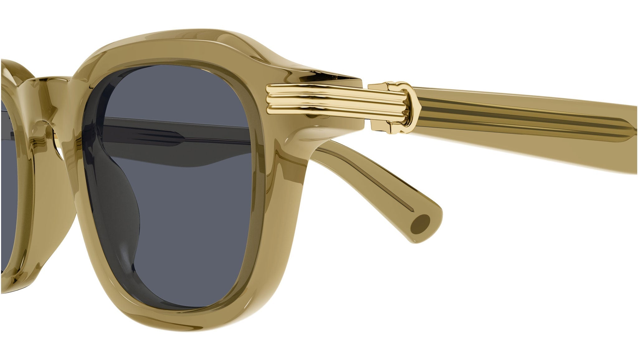 Occhiali da sole CARTIER CT0536S Transparent ochra