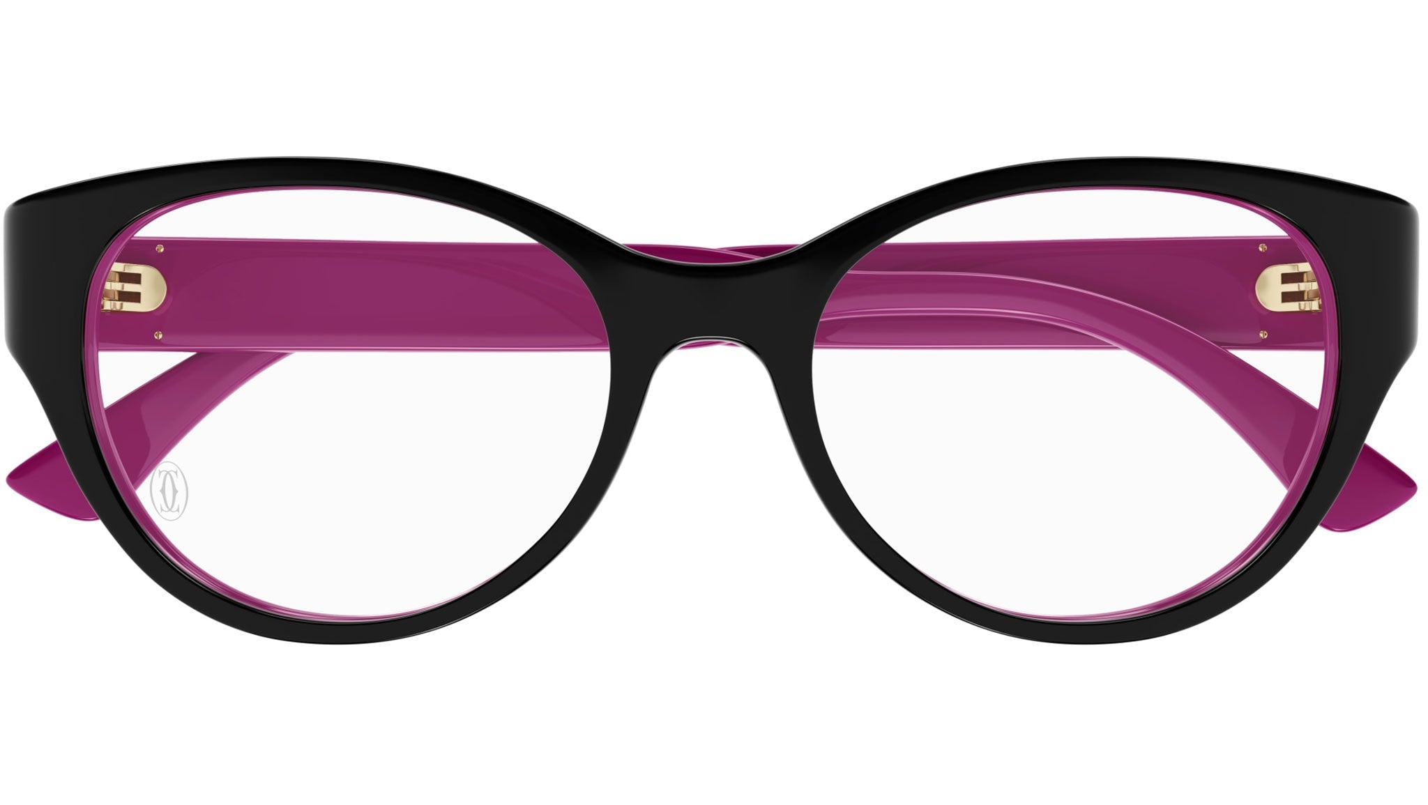 Occhiali da vista CARTIER CT0315O Bilayer black and fuchsia