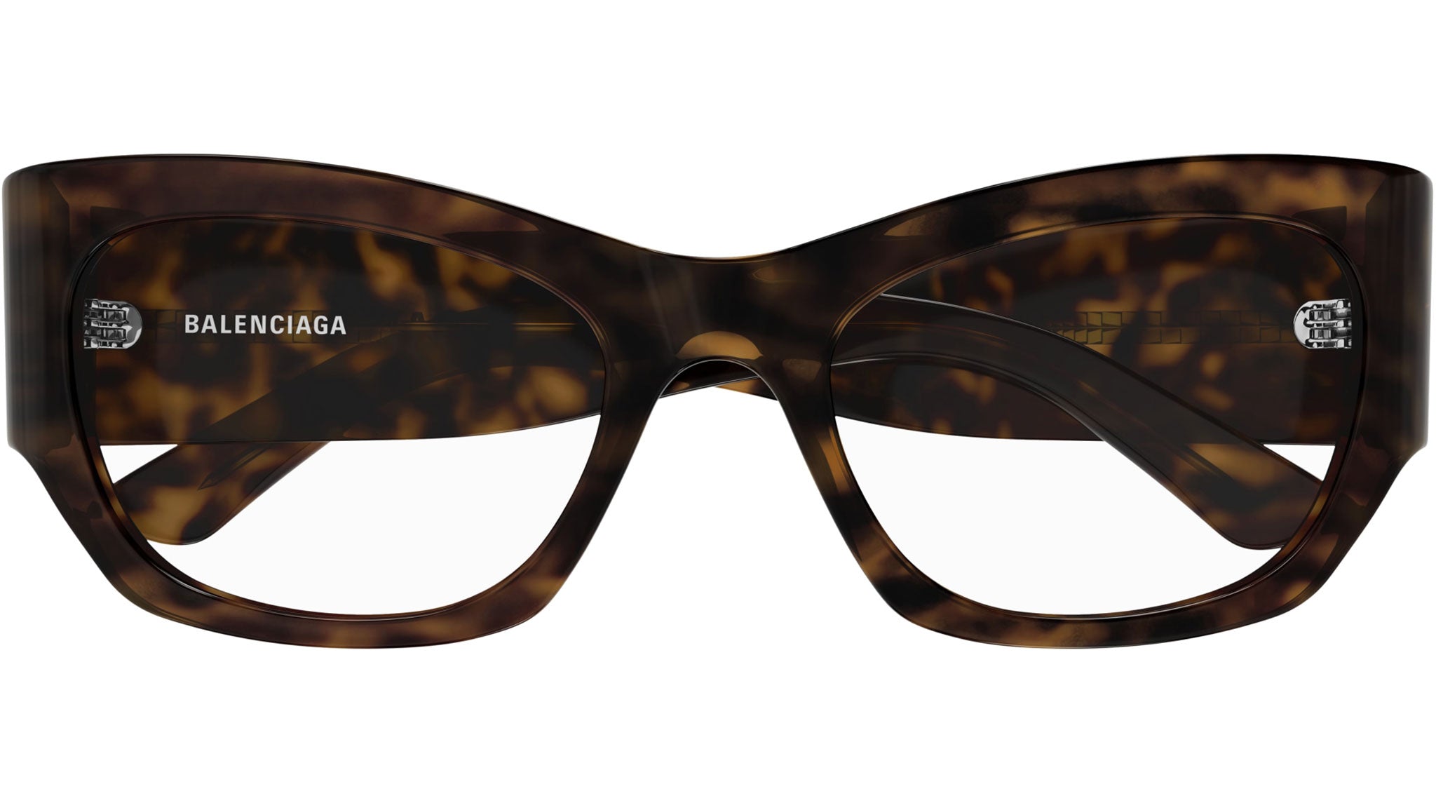 Occhiali da vista BALENCIAGA BB0333O Shiny dark havana
