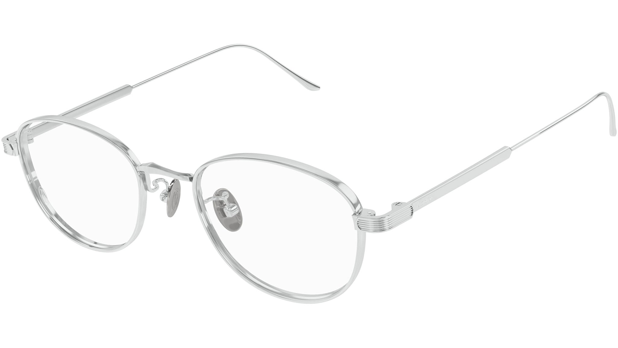 Occhiali da vista CARTIER CT0562OA Smooth platinum finish