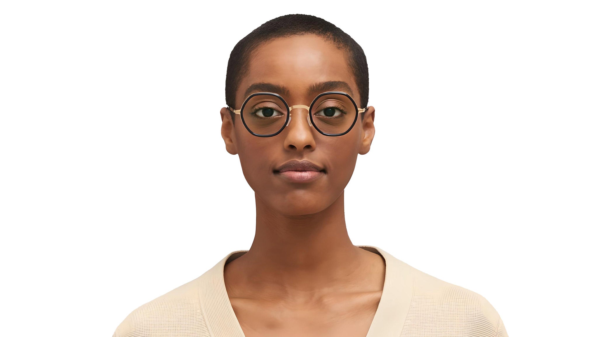Occhiali da vista MYKITA ALYA Glossy gold milky indigo