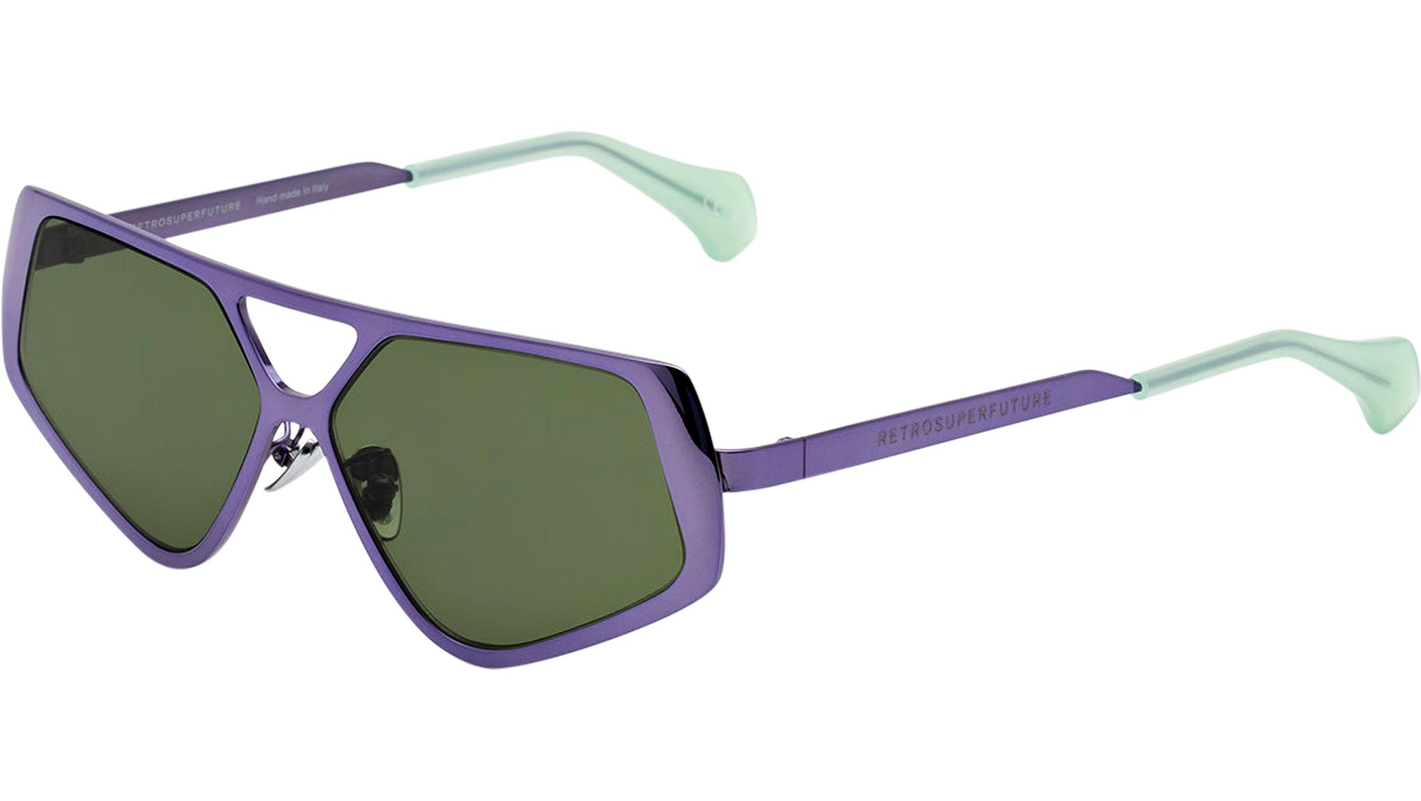 Occhiali RETROSUPERFUTURE Spazio Sleek violet chromed finish