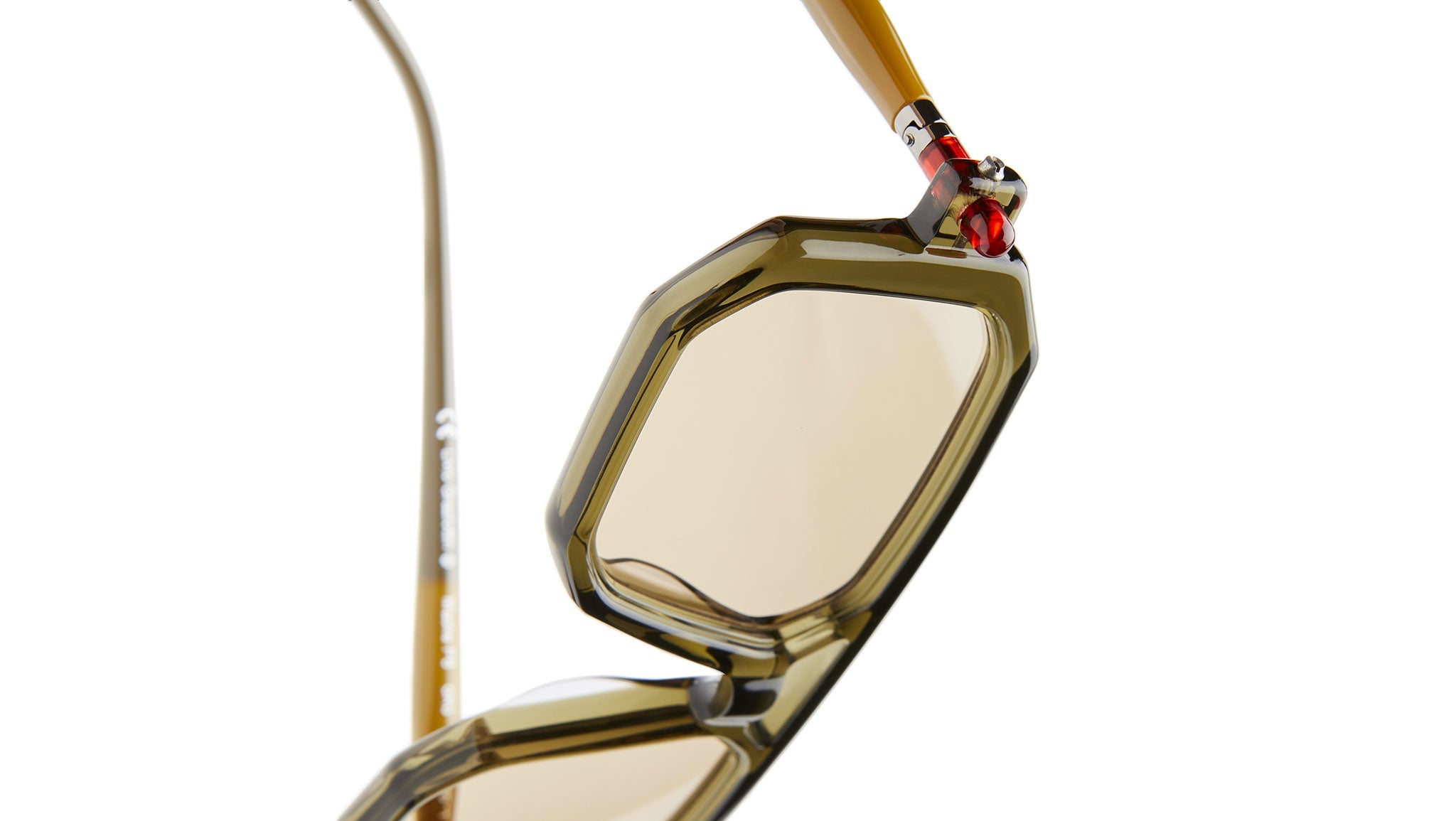 Occhiali da sole KUBORAUM P8 Transparent military green